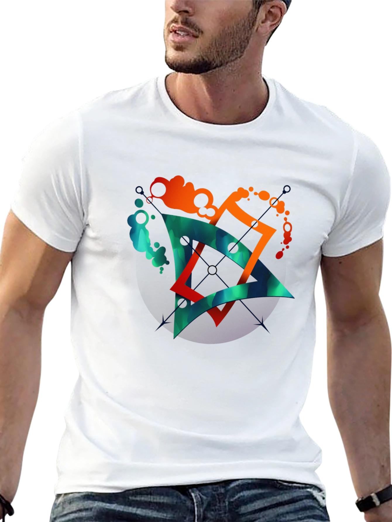 Abstract Geometric Art T-Shirt