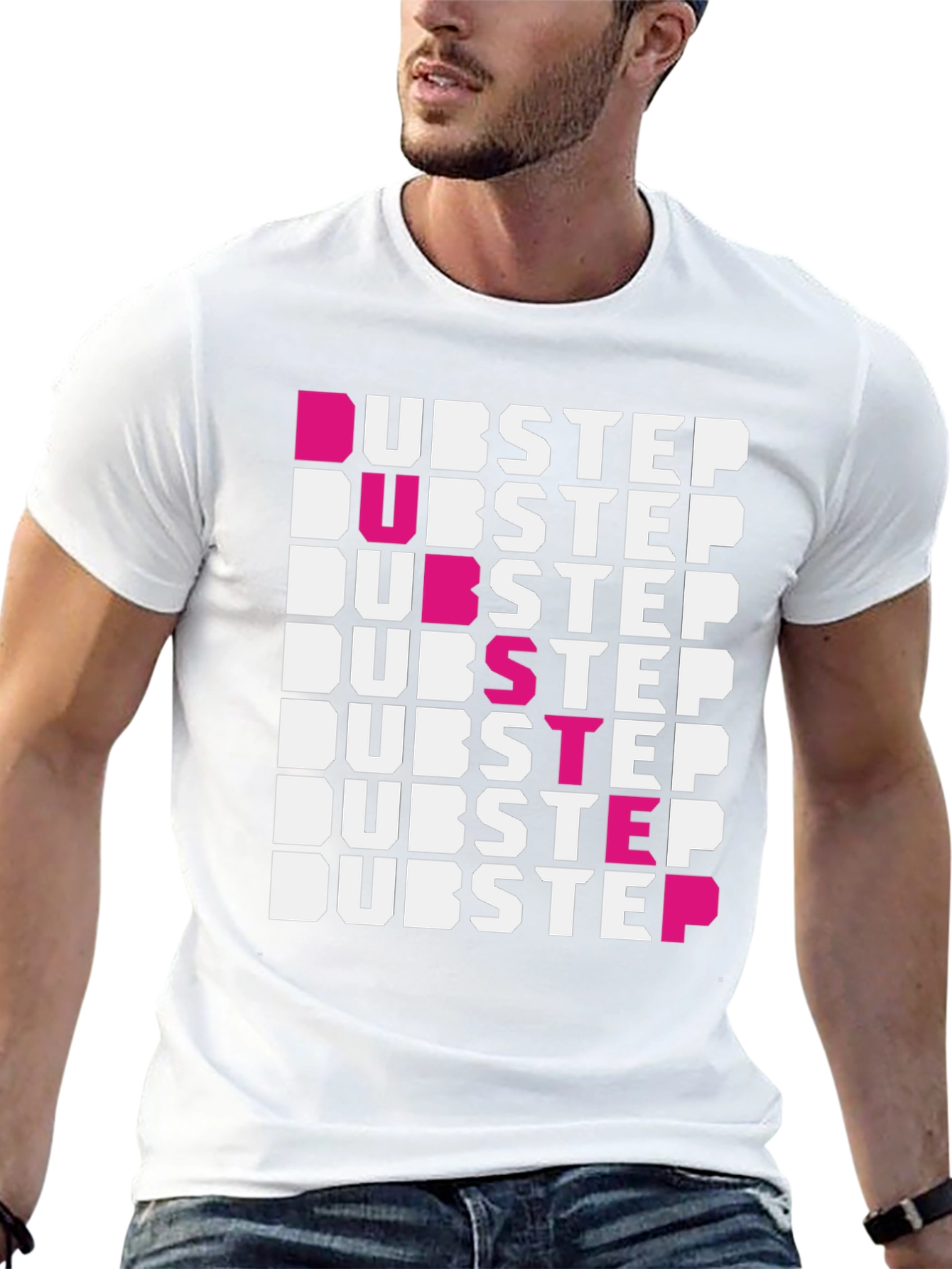 Dubstep Graphic Print T-Shirt