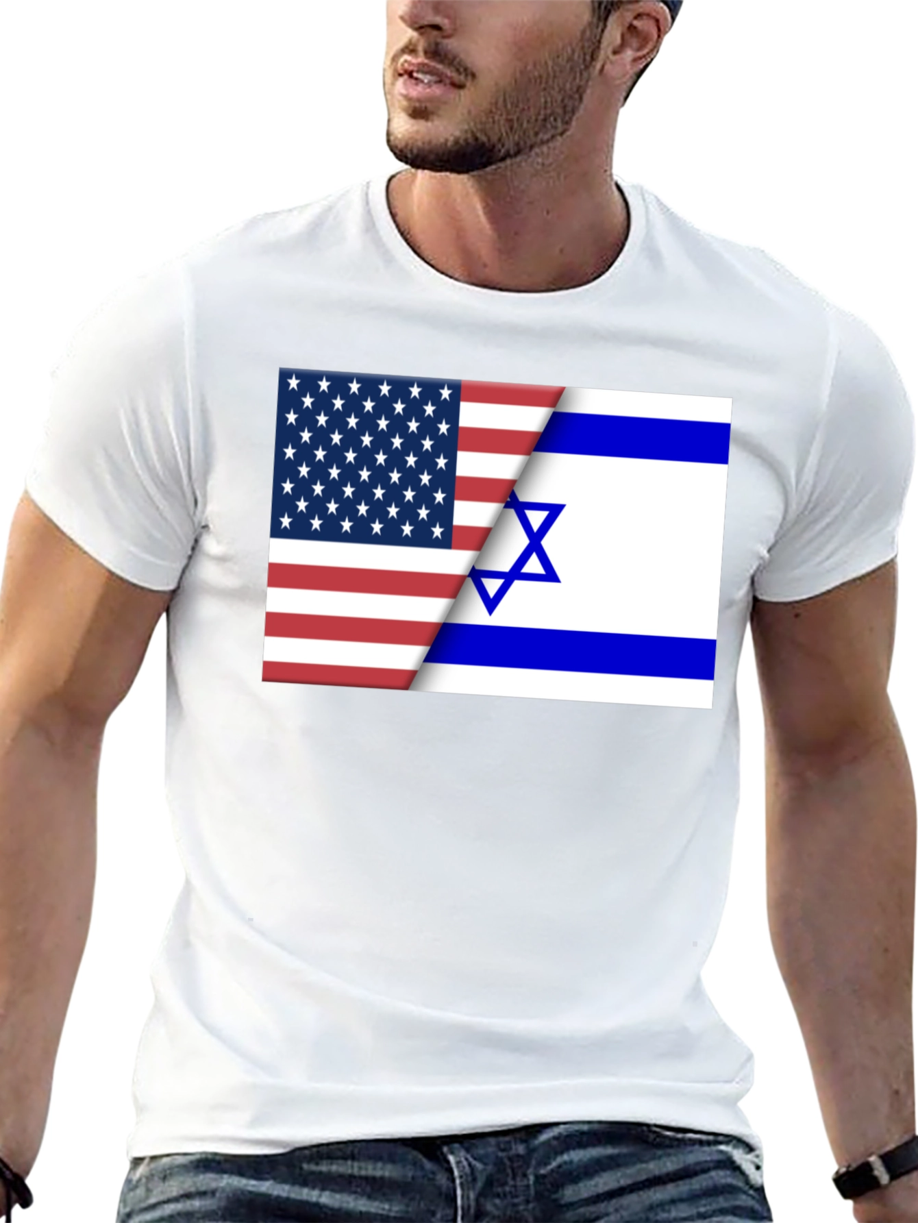 USA & Israel Flag T-Shirt