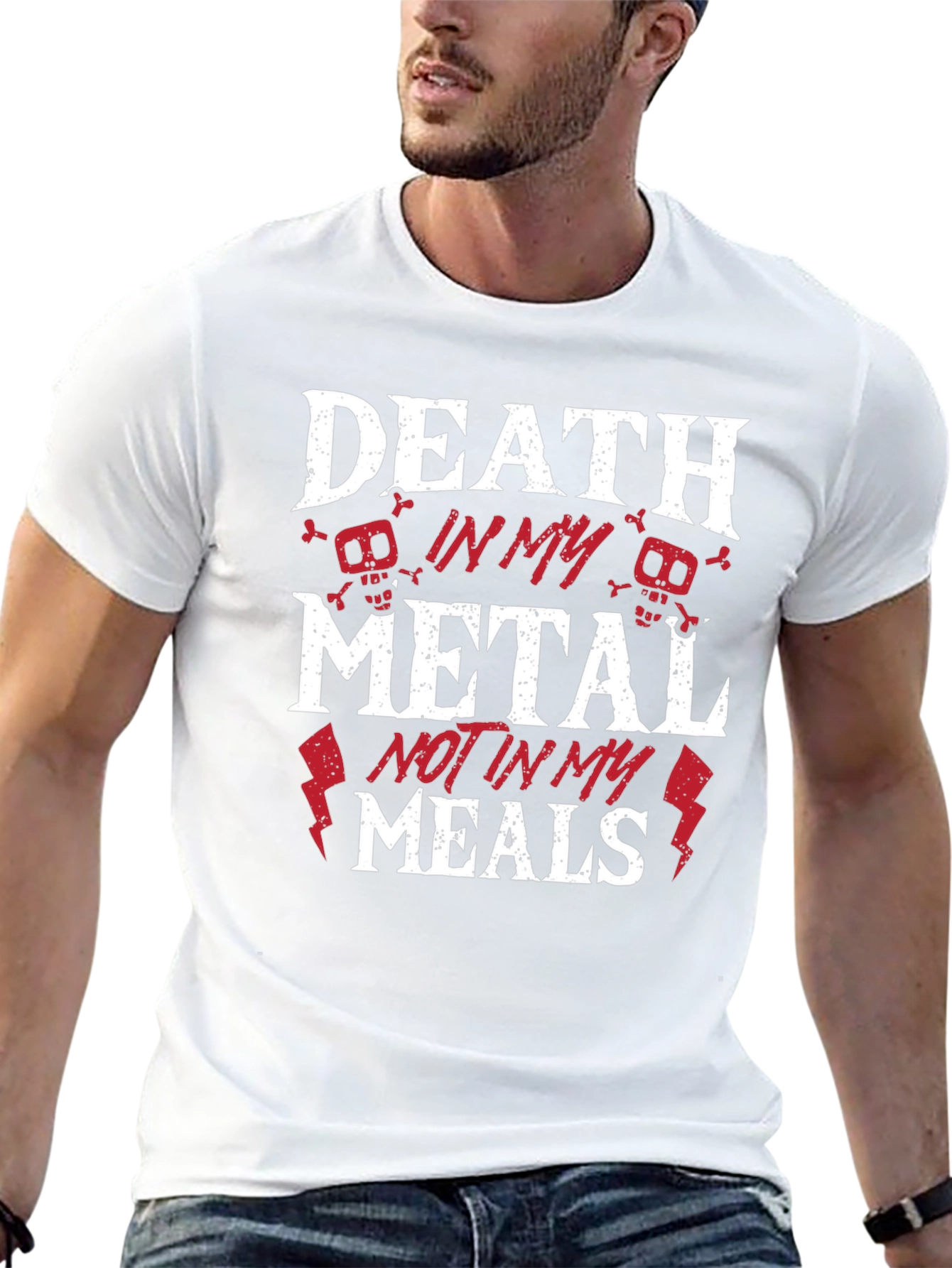 Death Metal Graphic T-Shirt - Black