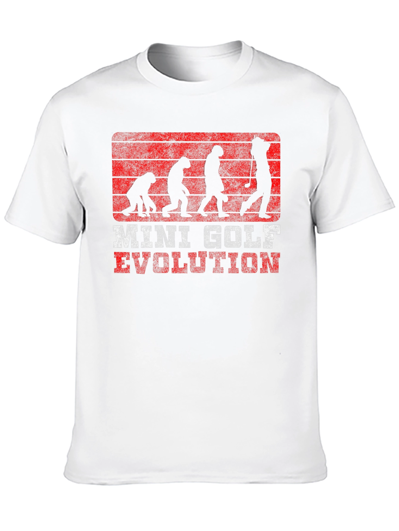 Mini Golf Evolution Graphic T-Shirt