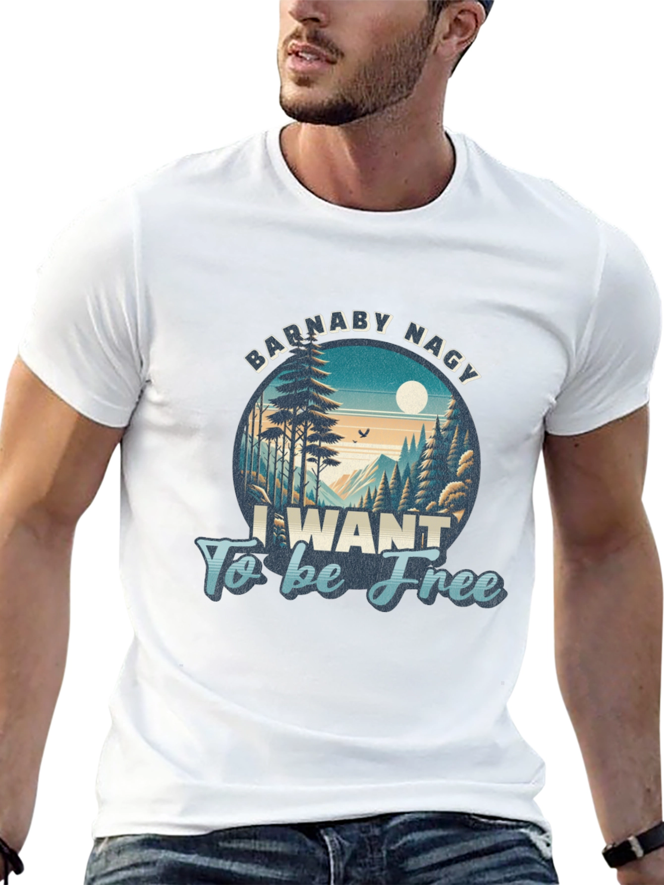 Barnaby Nagy I Want To Be Free Graphic Tee