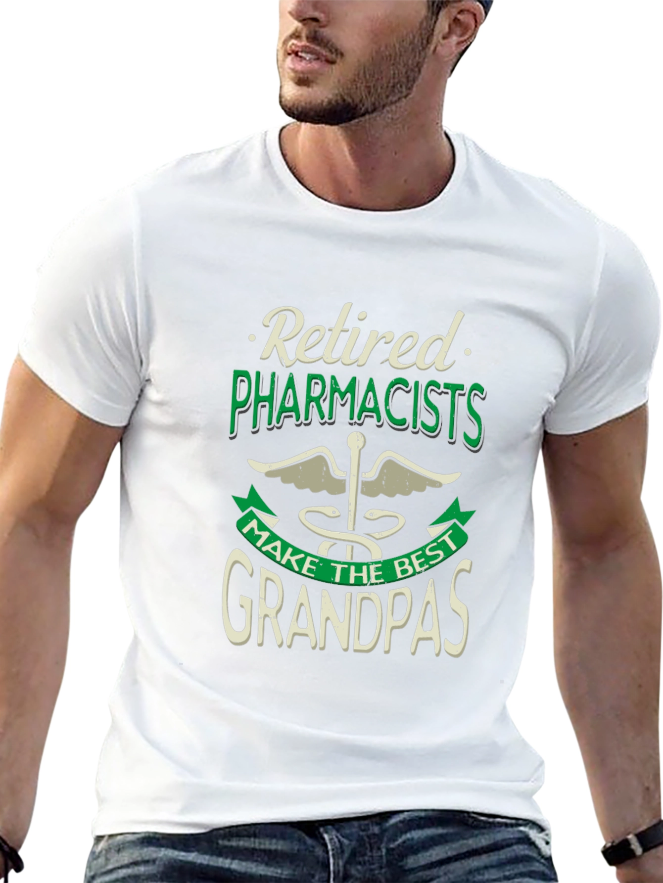 Retired Pharmacists Best Grandpas T-Shirt