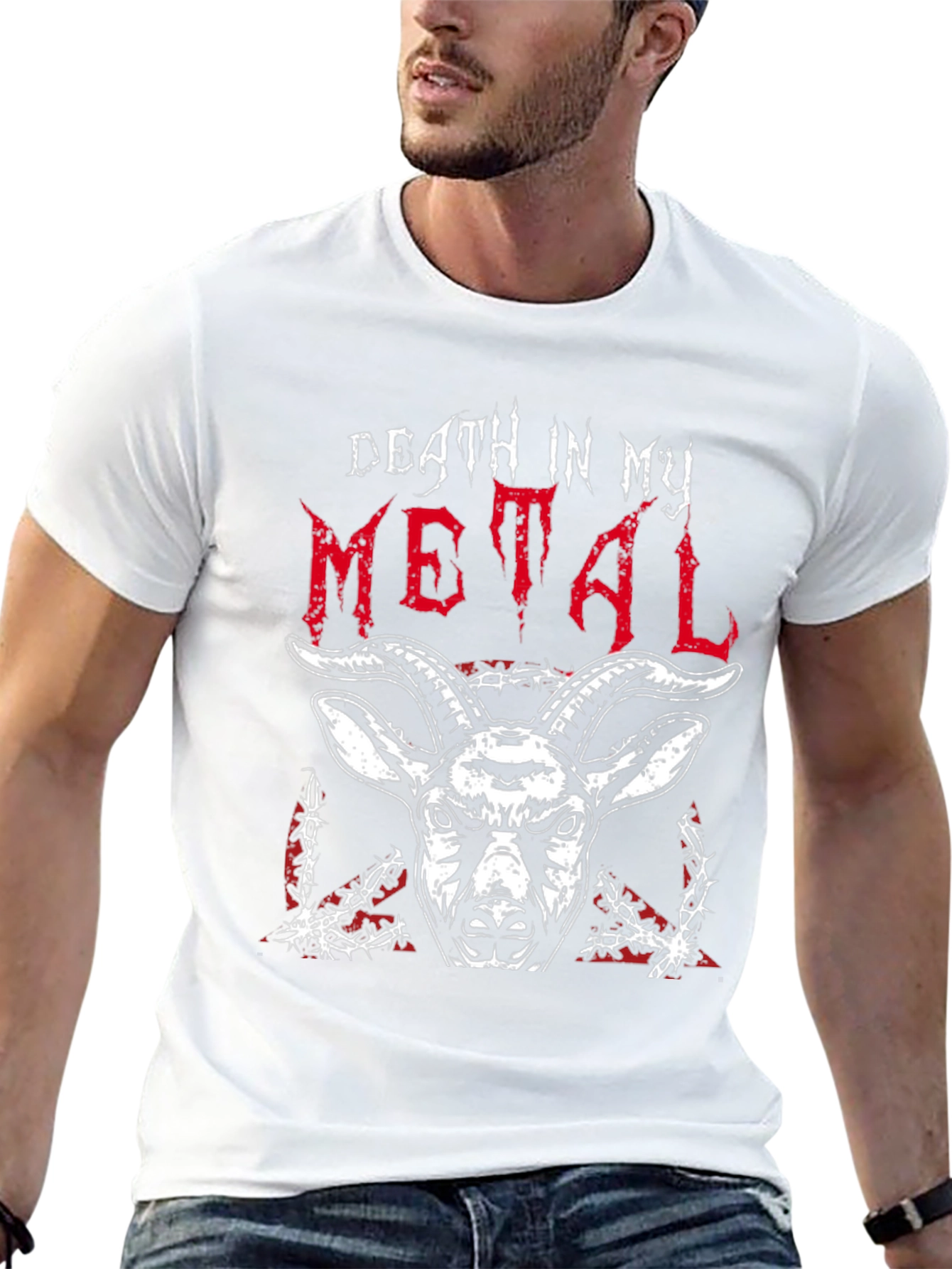 Death in My Metal Graphic T-Shirt Black