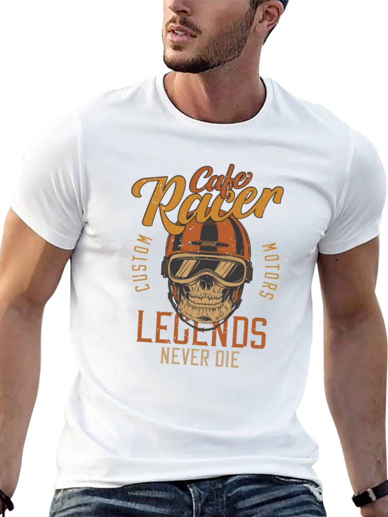 Cafe Racer Legends Never Die T-Shirt