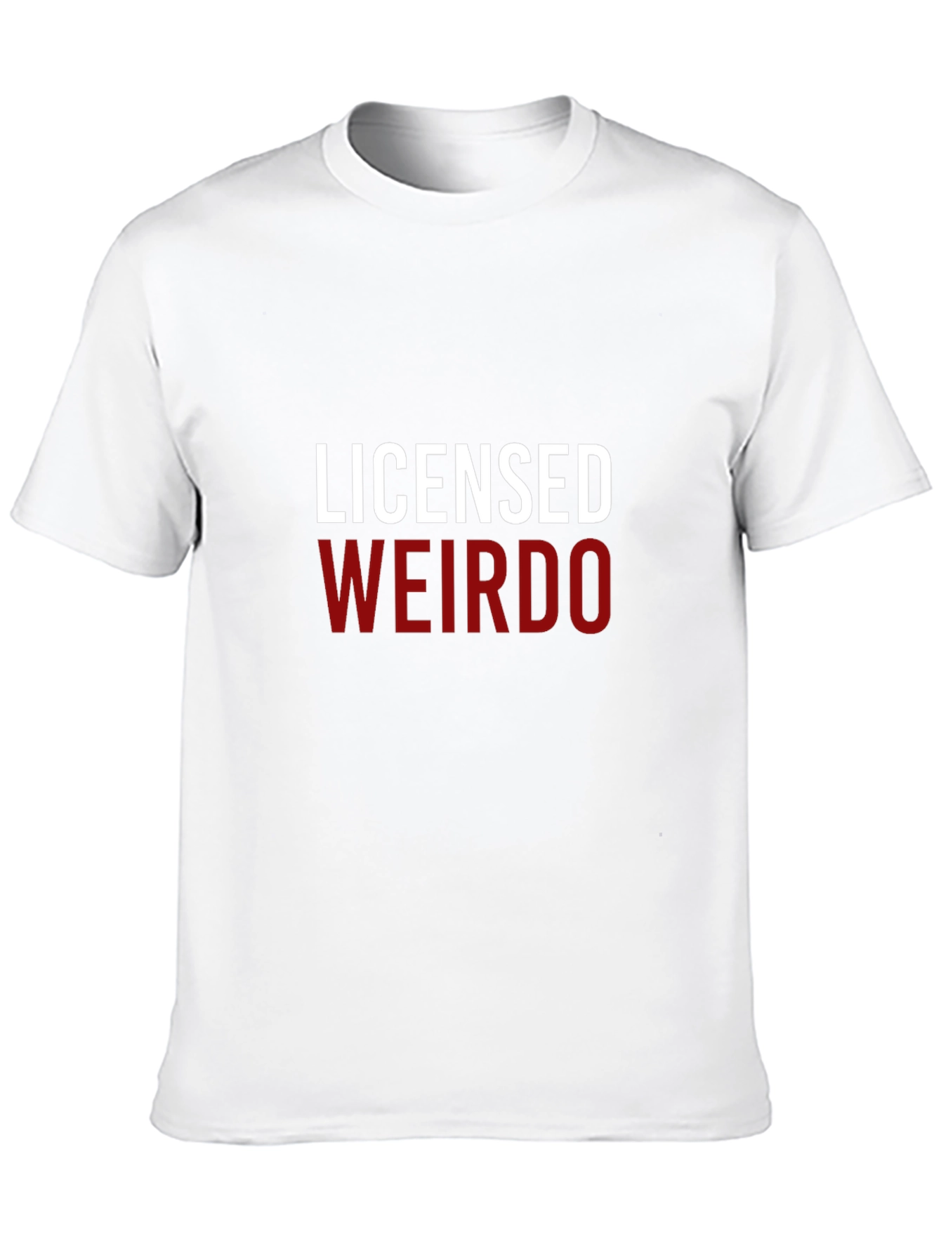 Licensed Weirdo Graphic Tee - Black Cotton T-Shirt