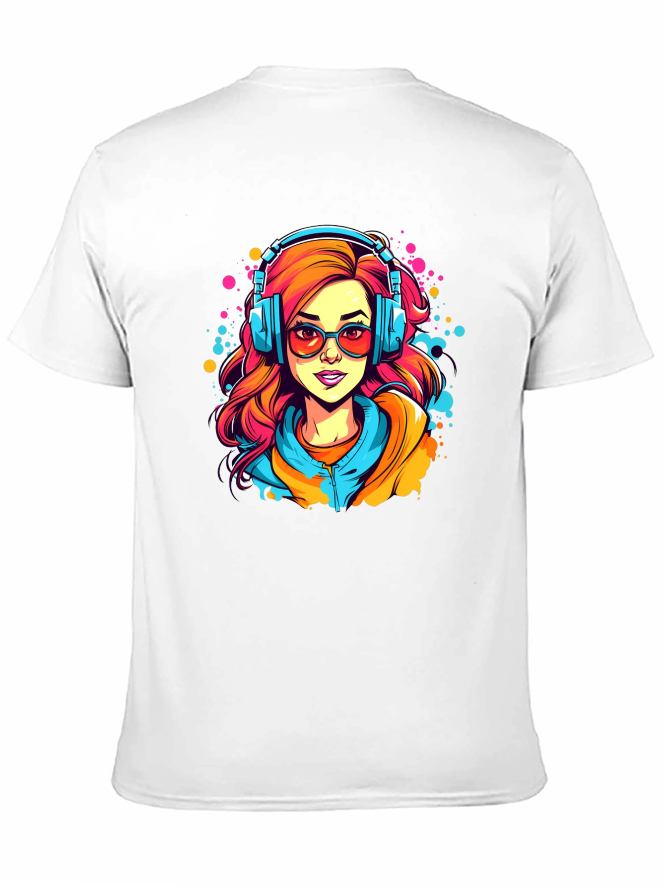 Vibrant Graphic Tee - Music Lover