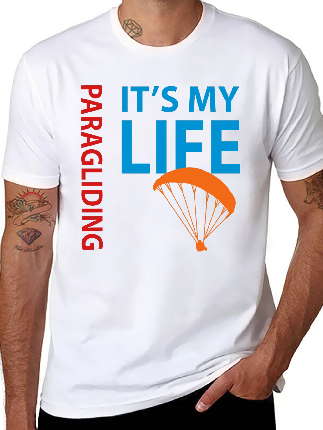 Paragliding: Its My Life Graphic Tee