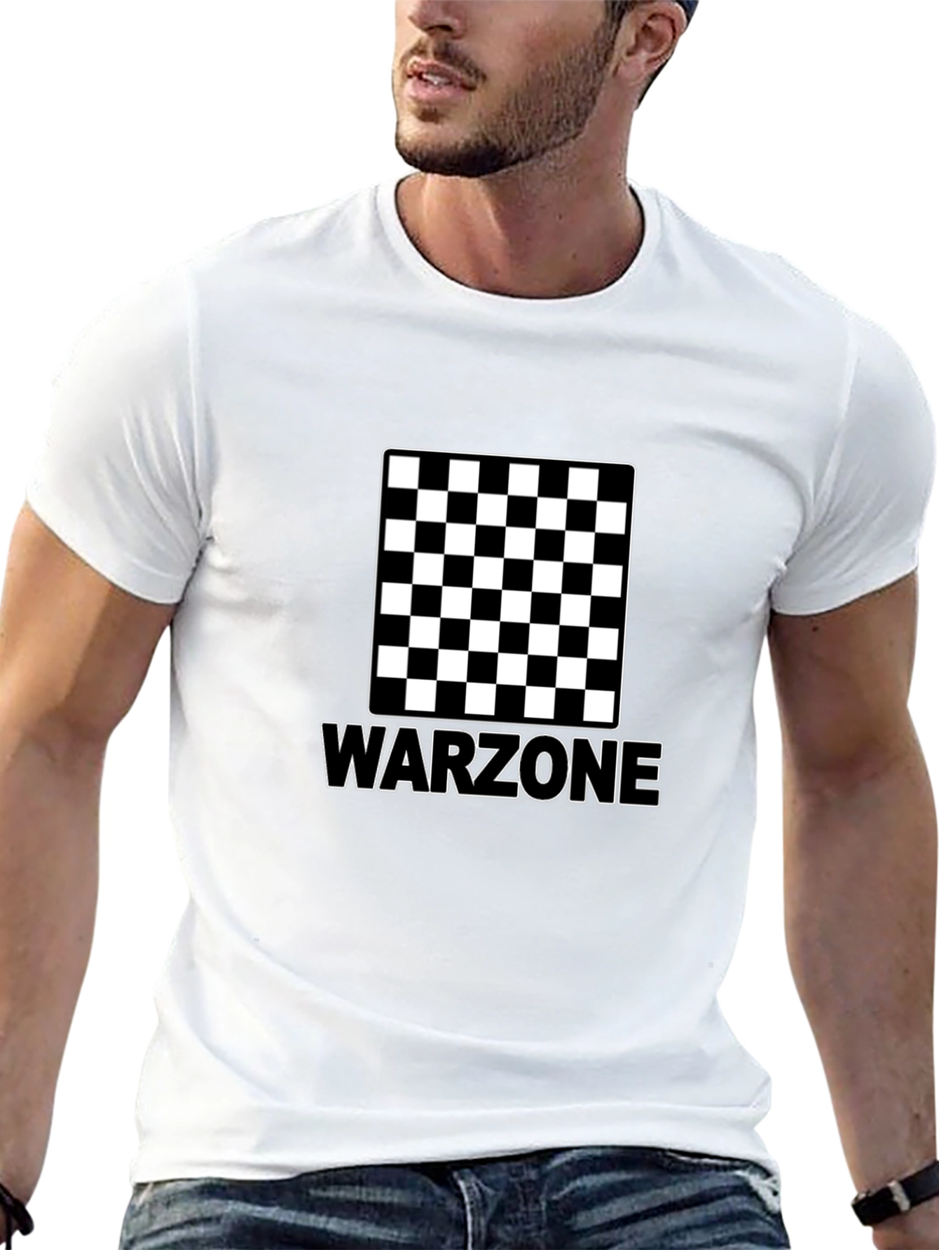 Warzone Checkerboard Black T-Shirt