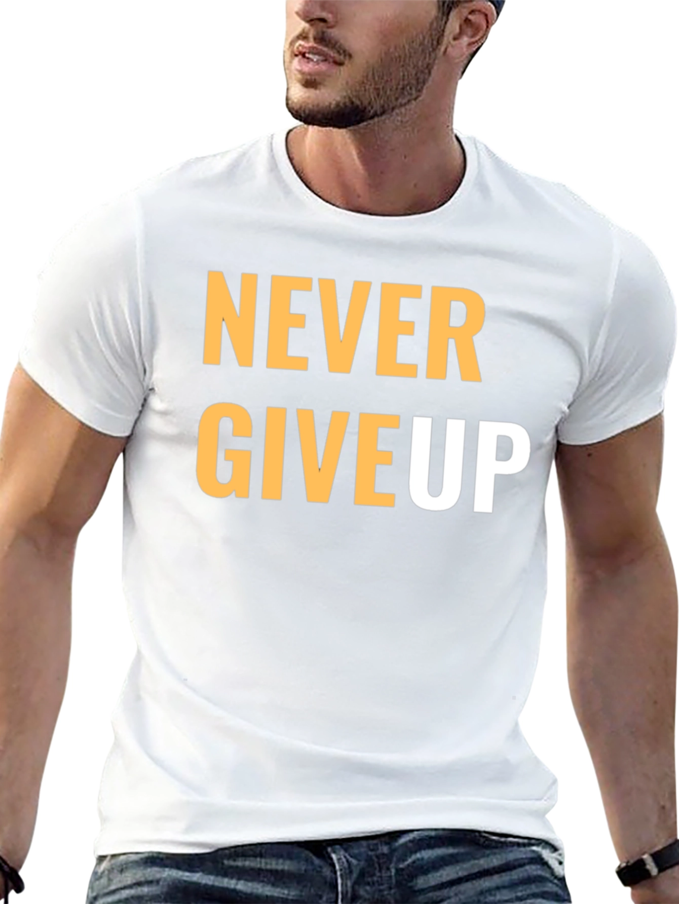 Never Give Up Graphic T-Shirt