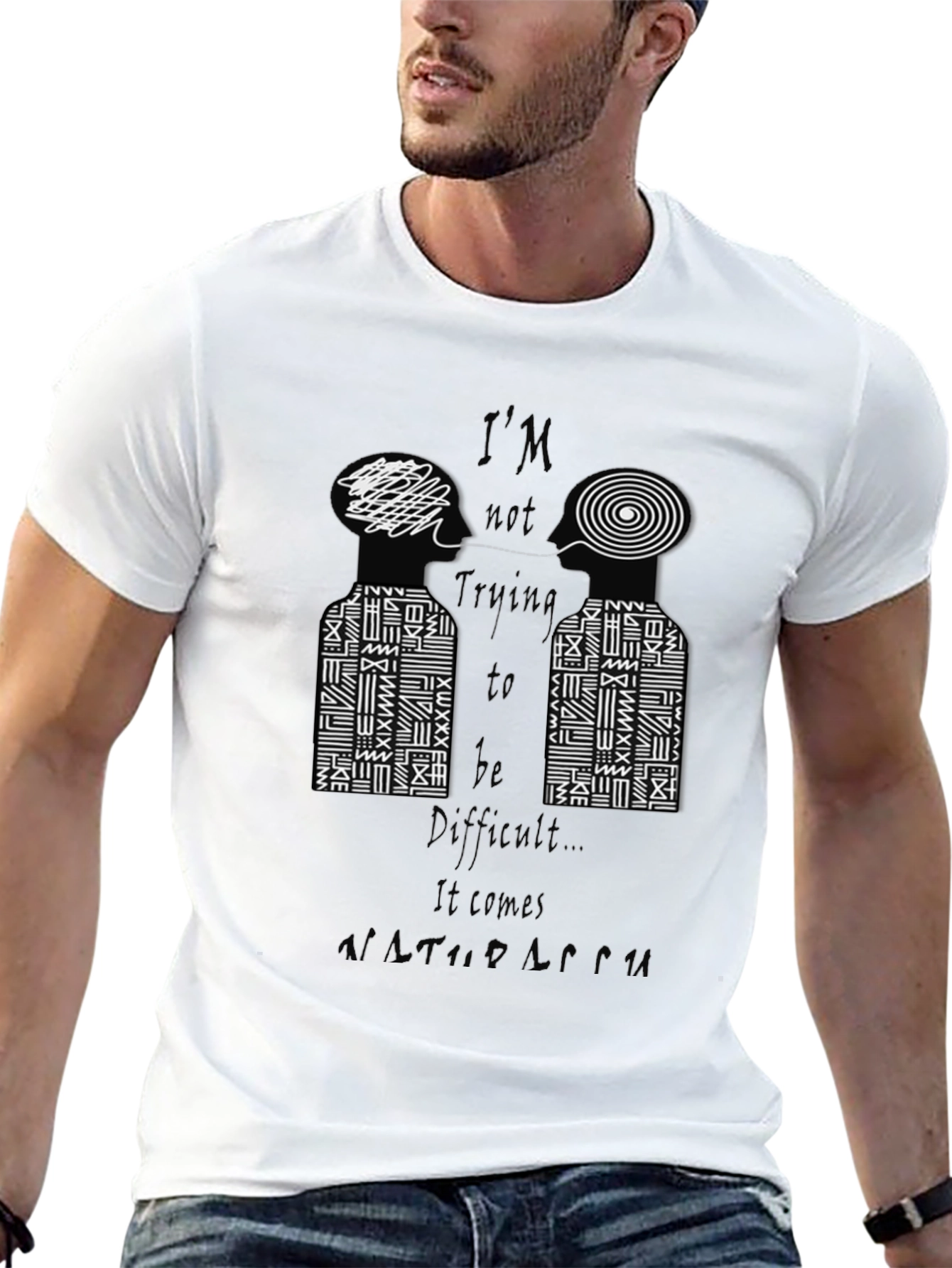 Im Not Trying to Be Difficult Graphic Tee