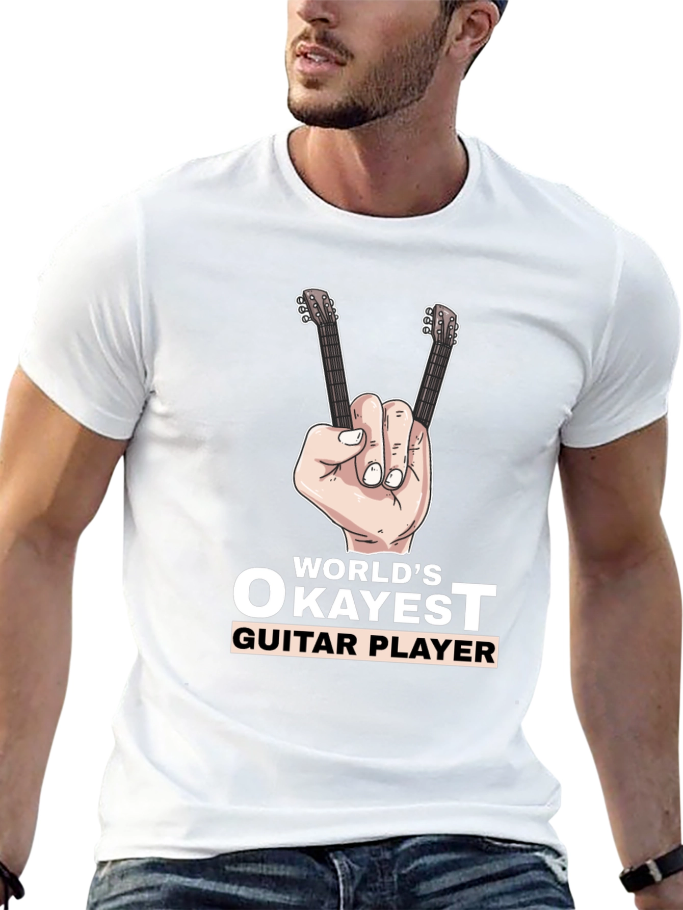 Worlds Okayest Guitar Player T-Shirt
