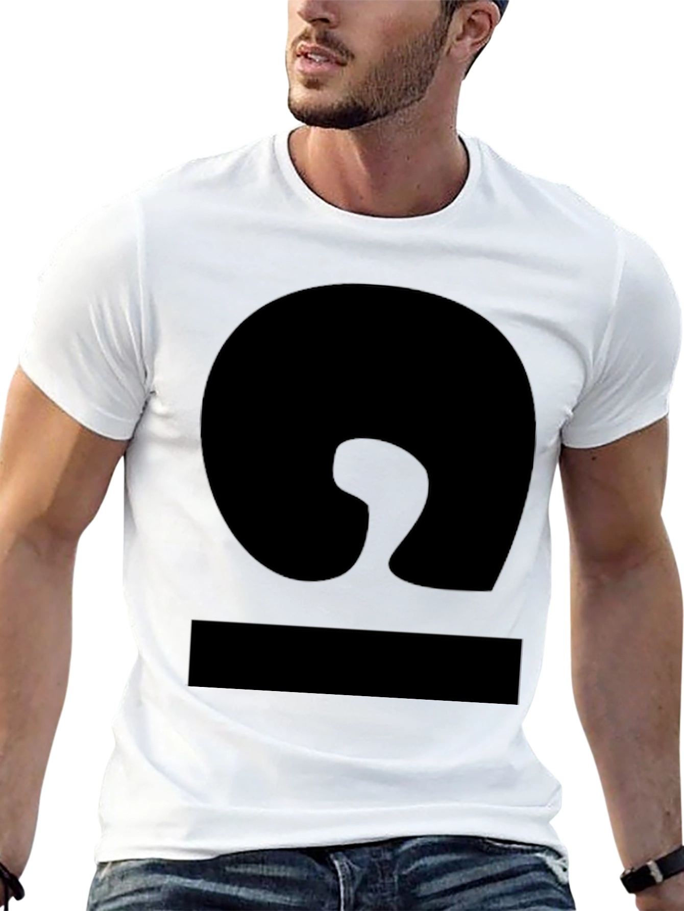 Stylish Black Graphic Tee