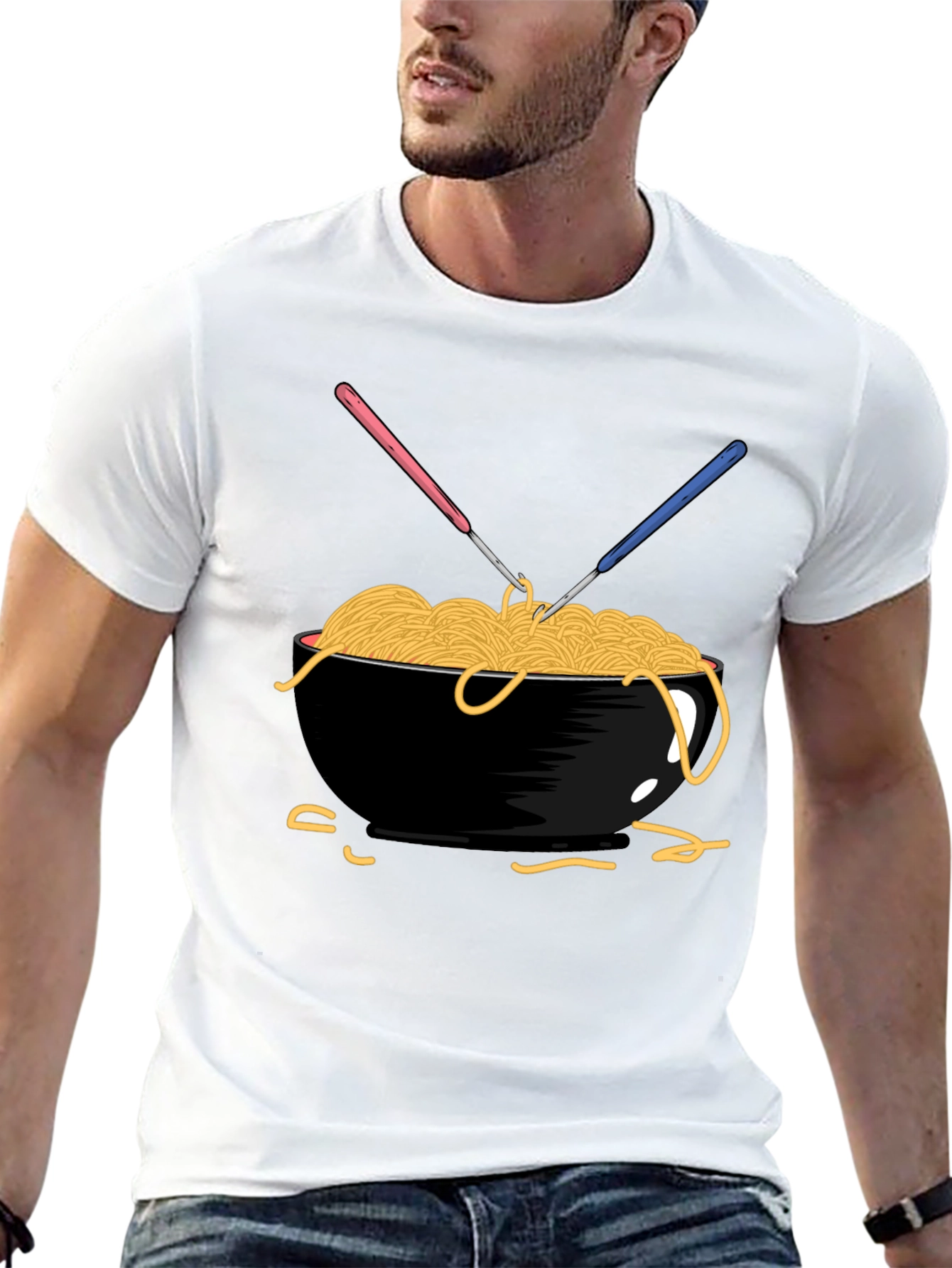 Spaghetti Bowl T-Shirt - Quirky Foodie Tee