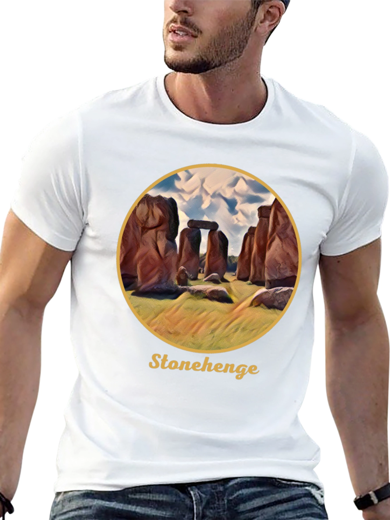 Stonehenge Graphic Tee - Black