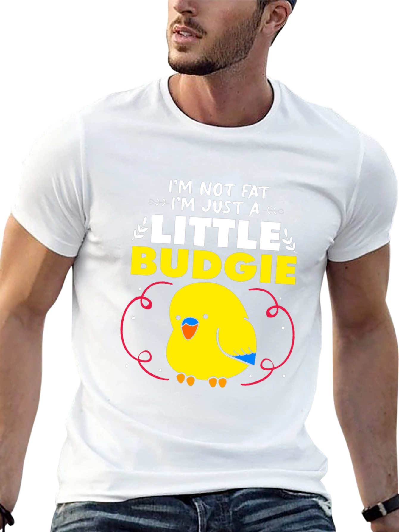 Funny Budgie T-Shirt - Im Just a Little Budgie