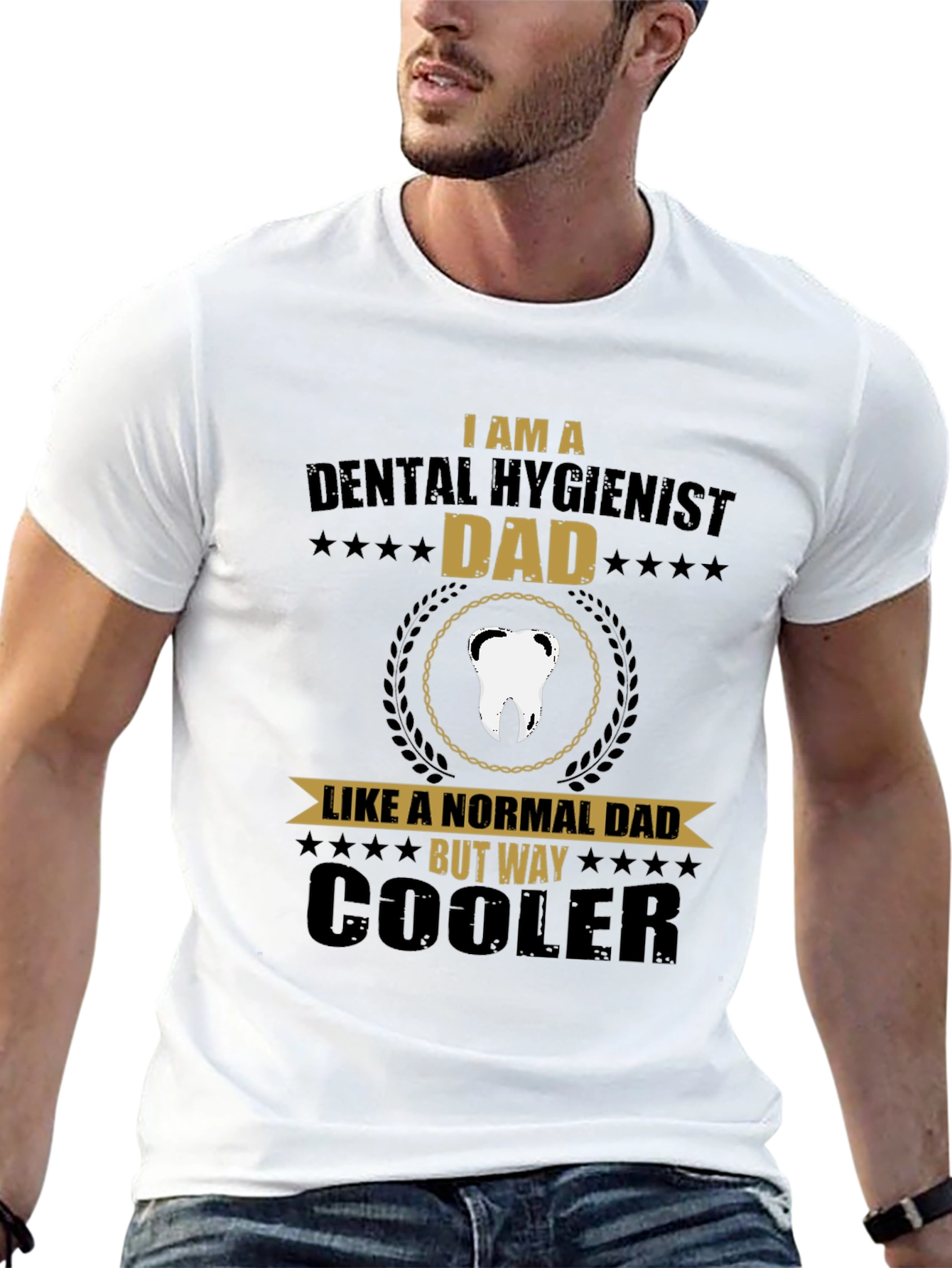 Dental Hygienist Dad T-Shirt - Cool Fathers Day Gift