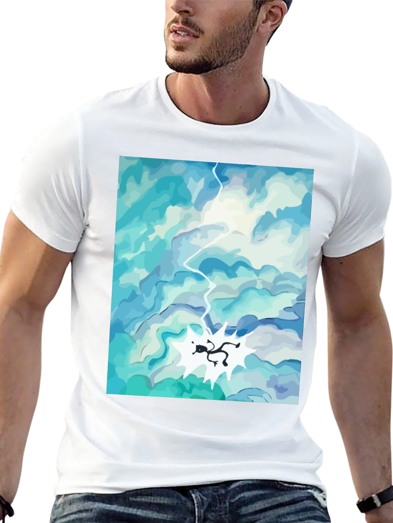 Sky Diver Black T-Shirt
