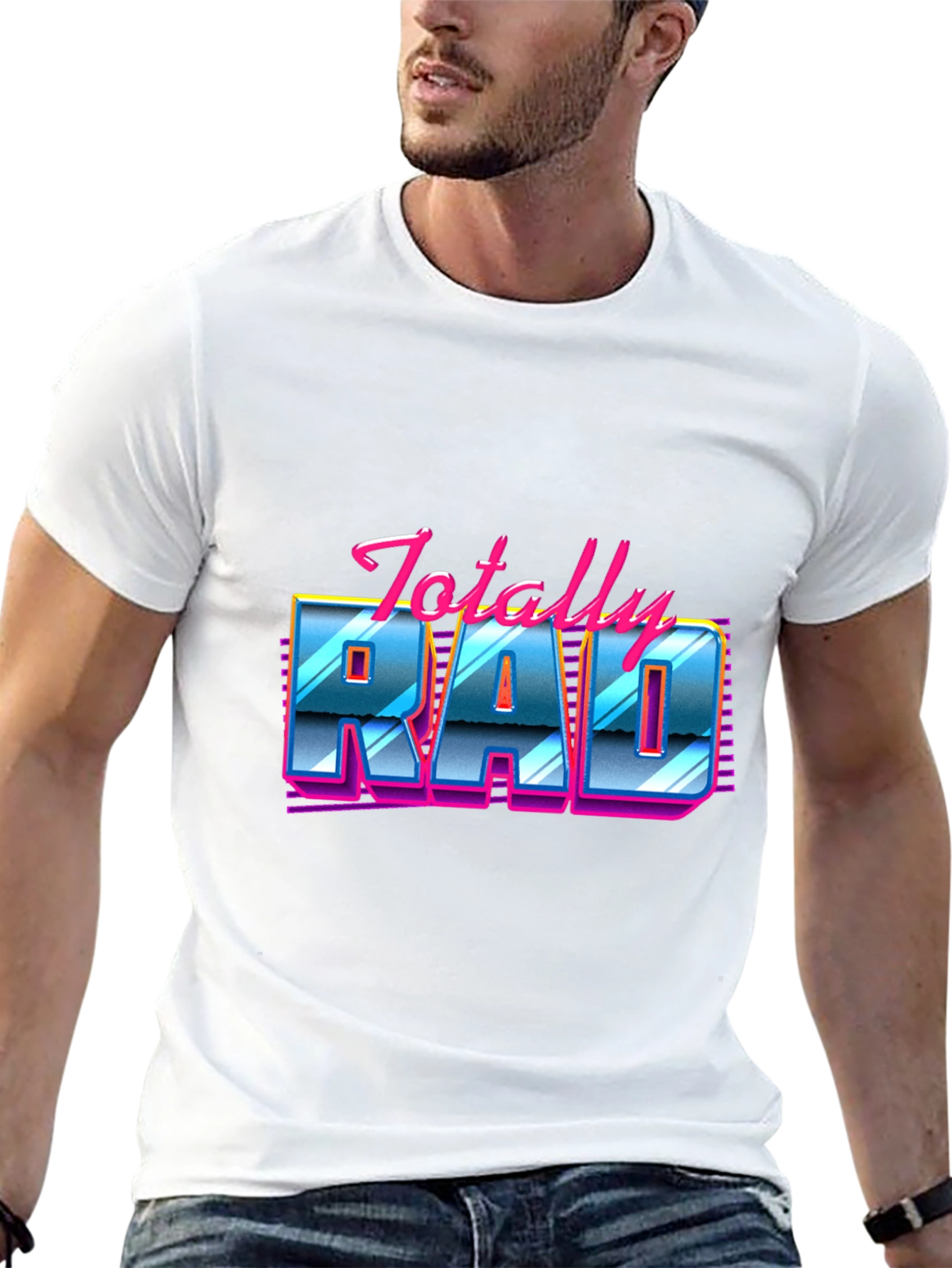 Totally Rad 80s Retro Graphic Tee