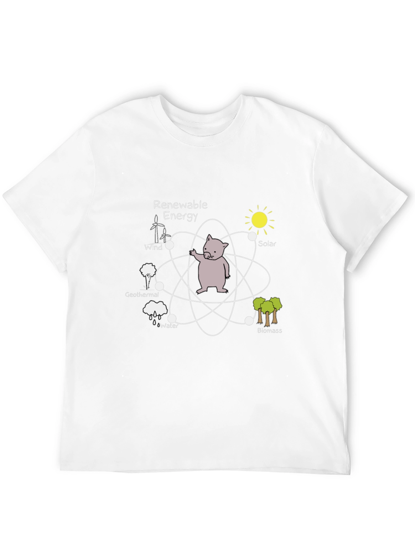 Renewable Energy Wombat Graphic Tee