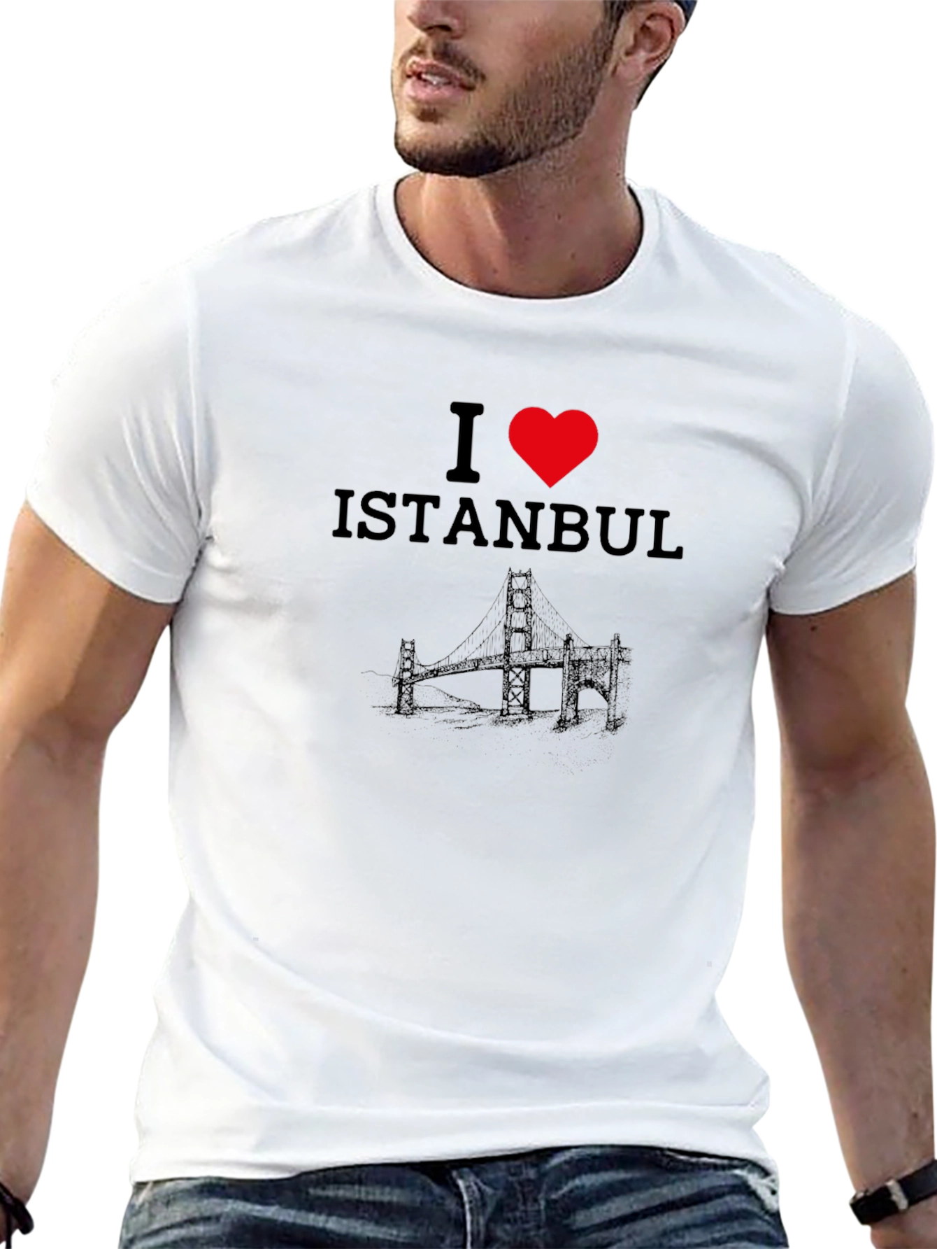 I Love Istanbul Black T-Shirt