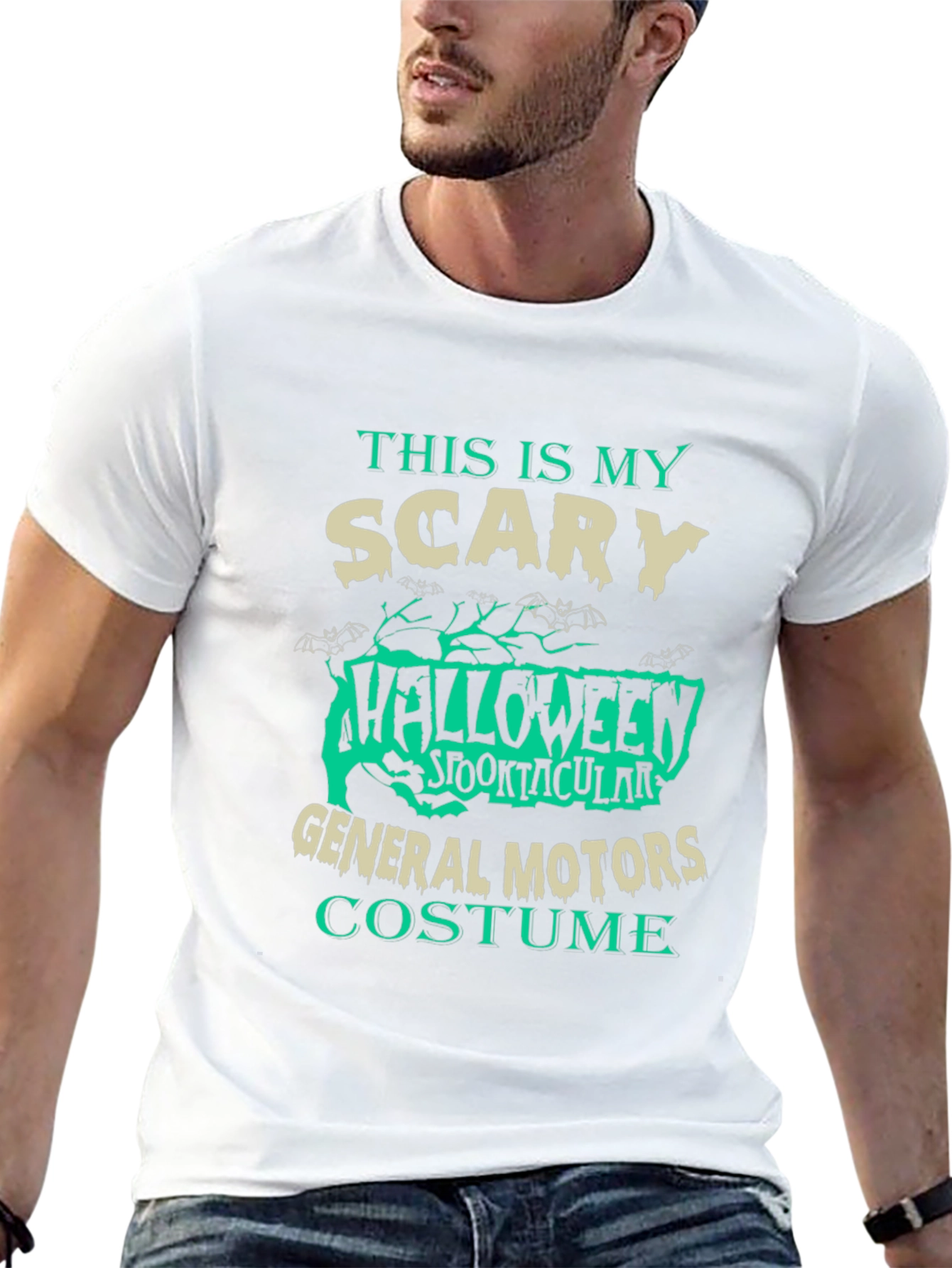 Scary Halloween General Motors Costume T-Shirt
