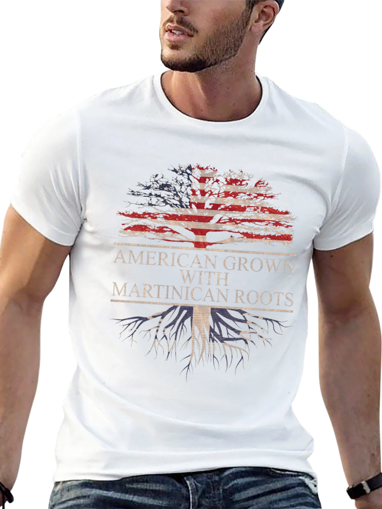 American Grown With Martinican Roots T-Shirt