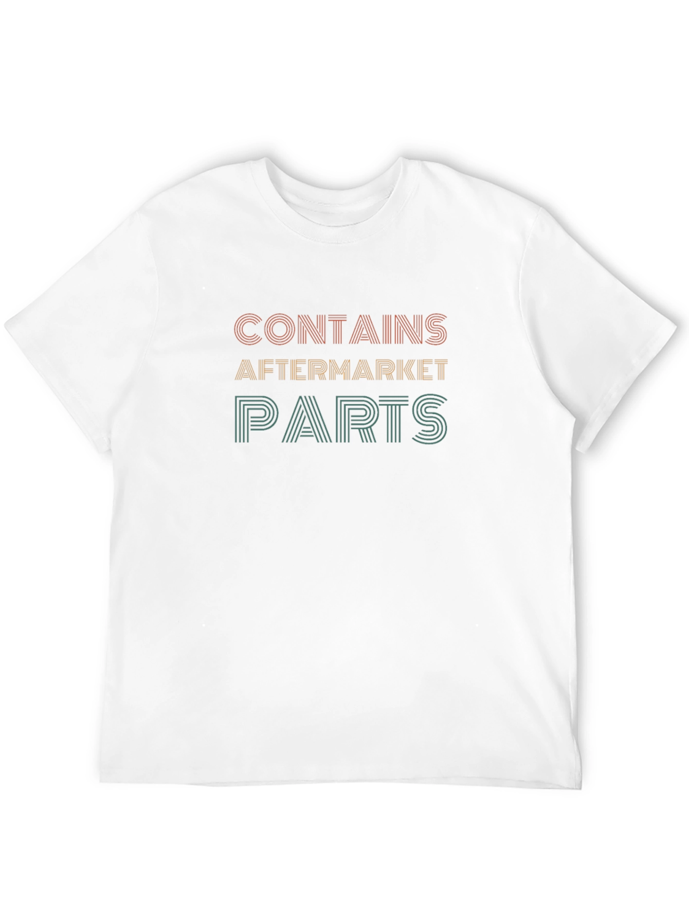 Contains Aftermarket Parts Black Graphic Tee