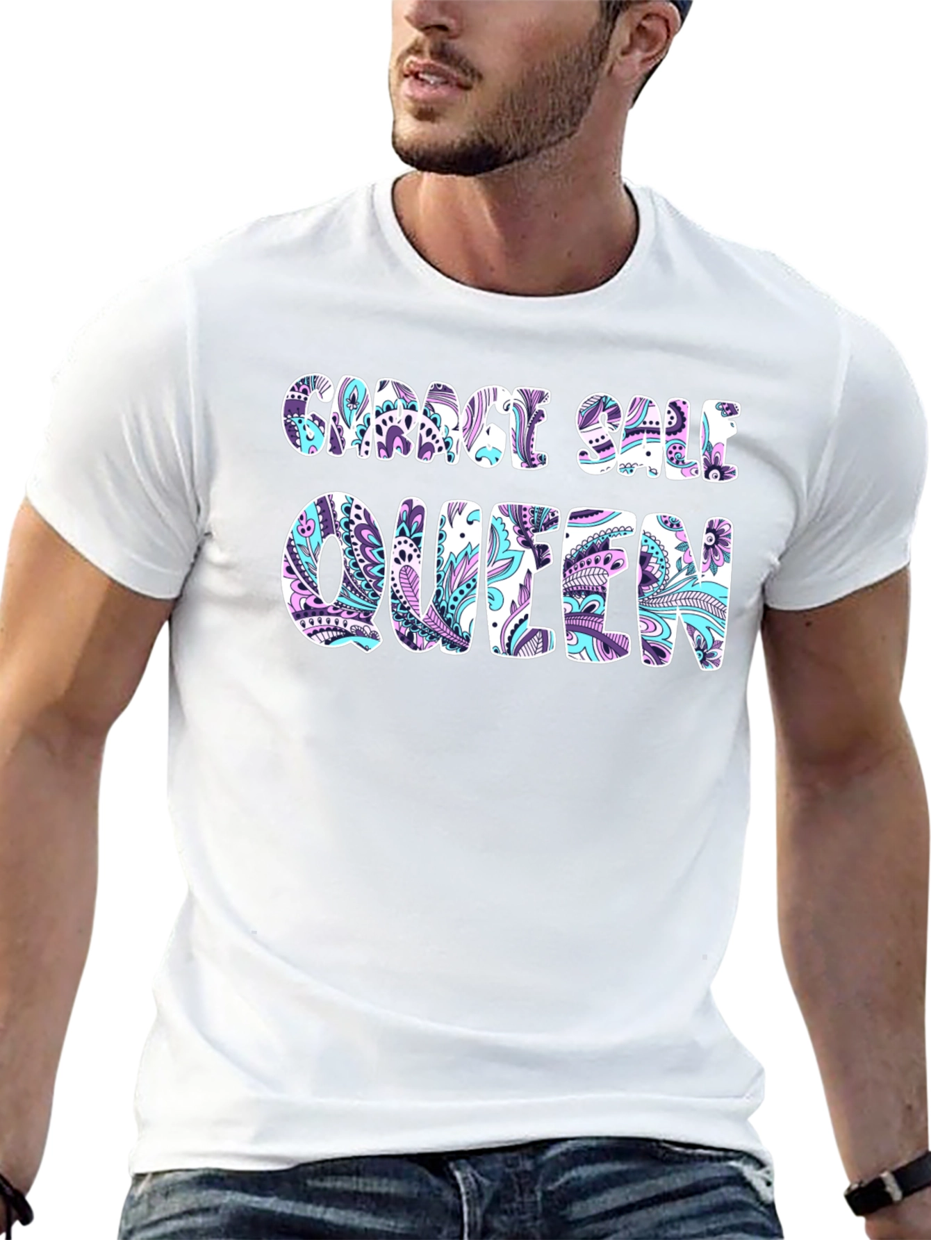 Garage Sale Queen T-Shirt Black