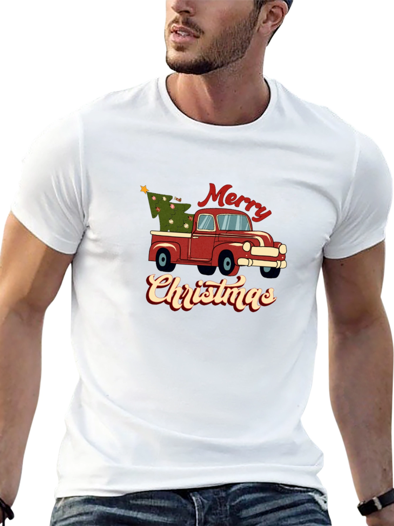 Merry Christmas Truck T-Shirt