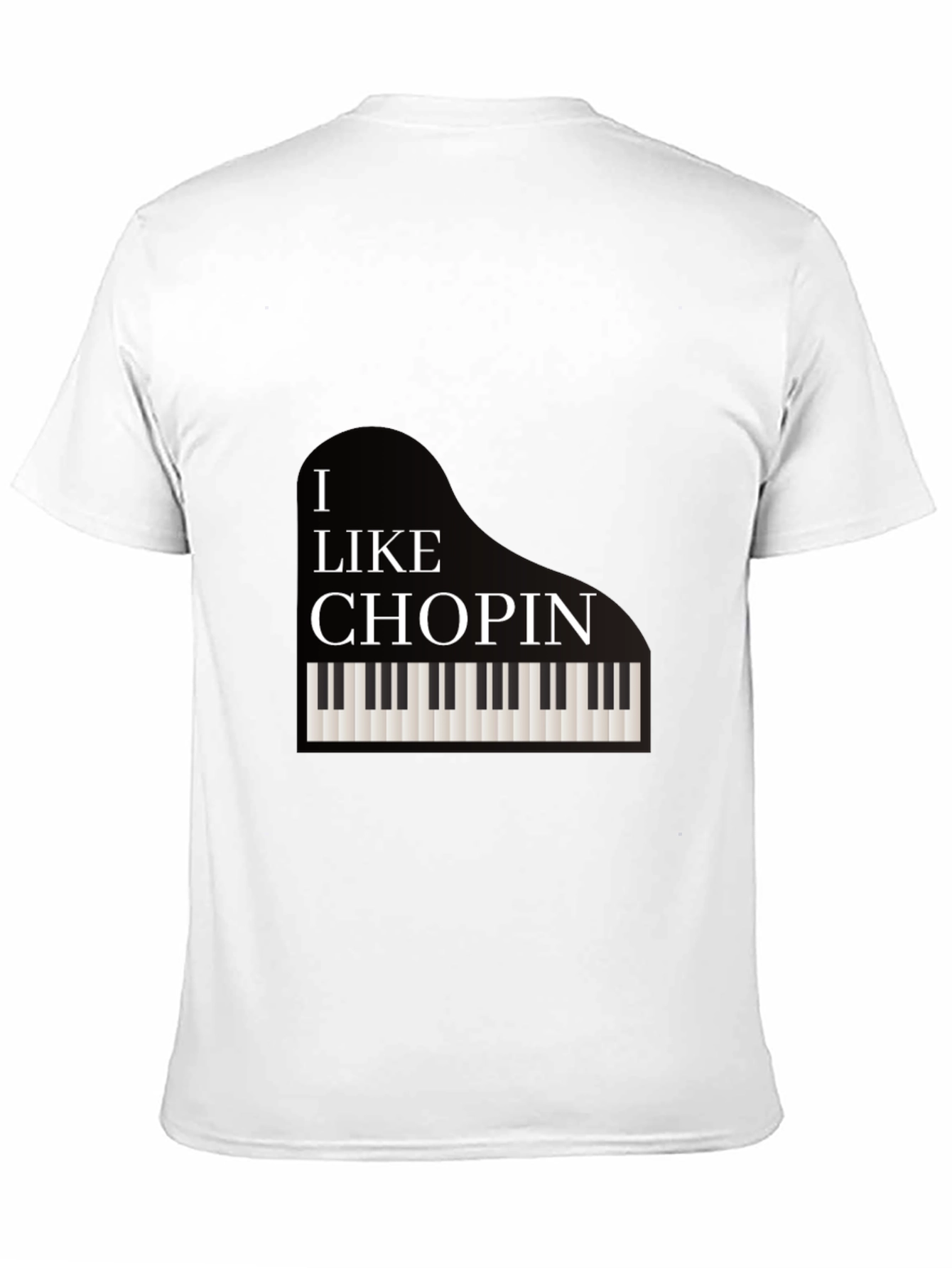 I Like Chopin Piano T-Shirt - Music Lover Tee