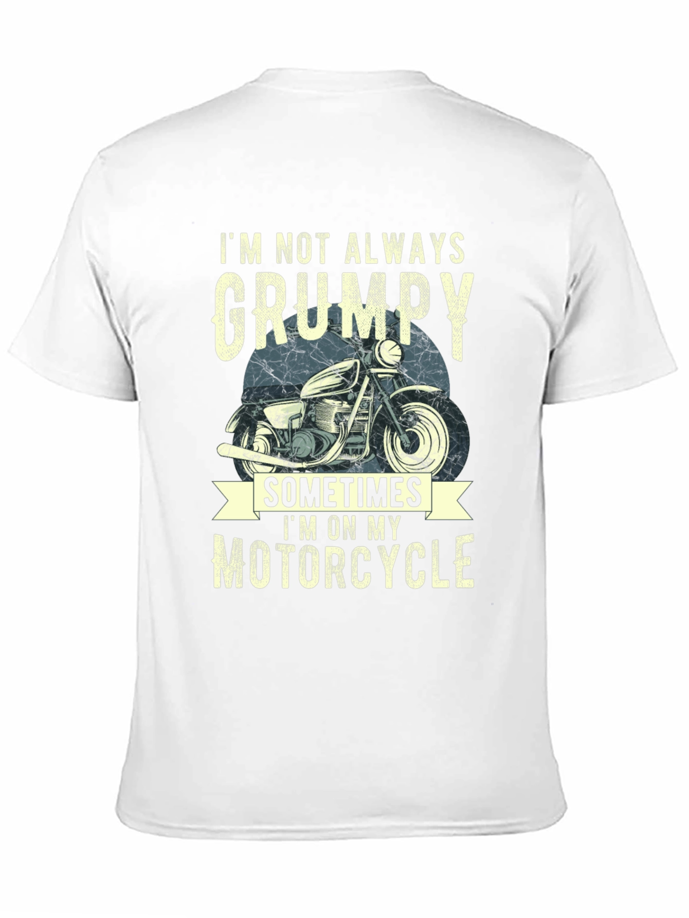 Grumpy Motorcycle T-Shirt - Funny Biker Tee
