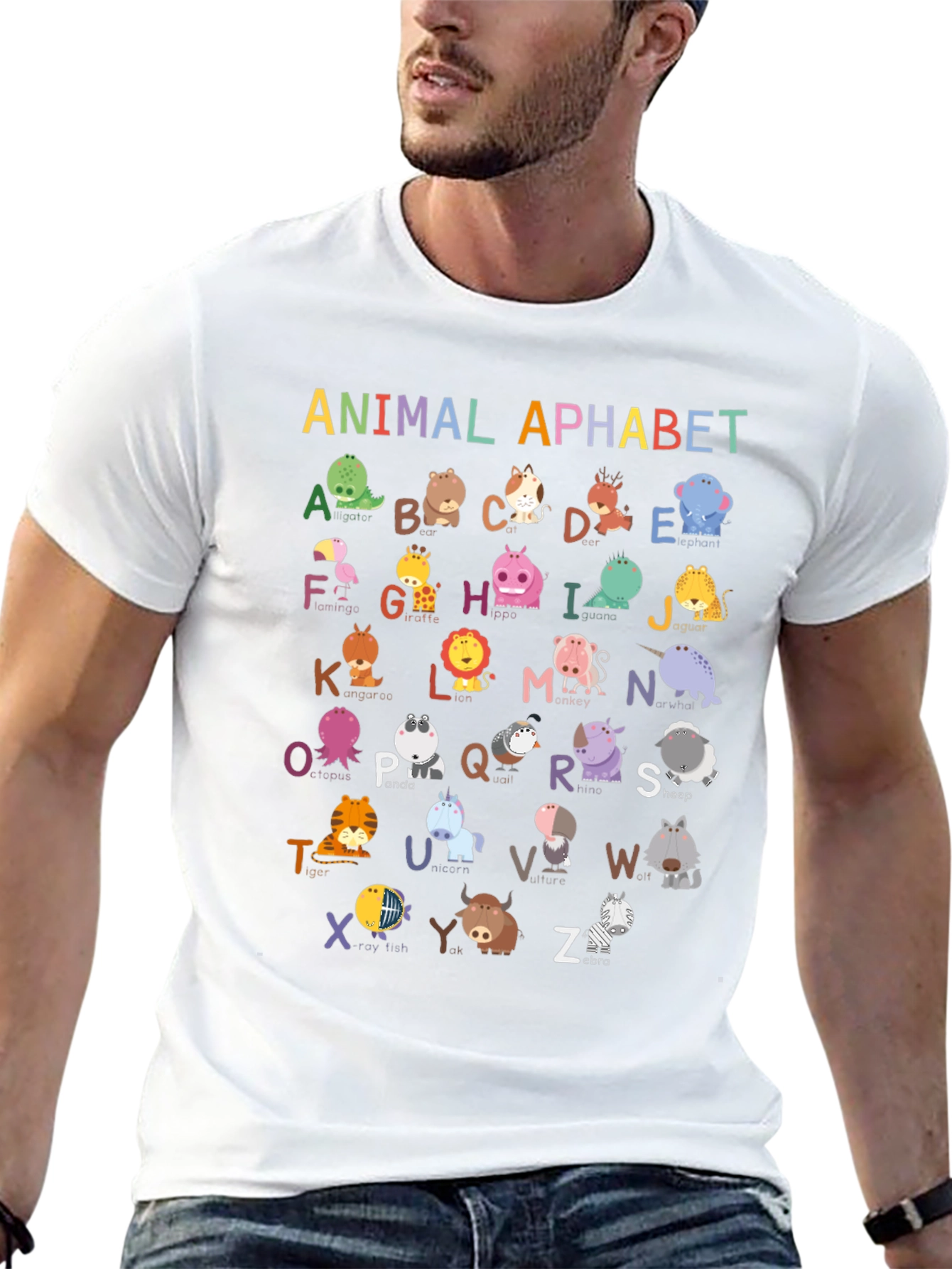 Animal Alphabet T-Shirt: Educational & Fun