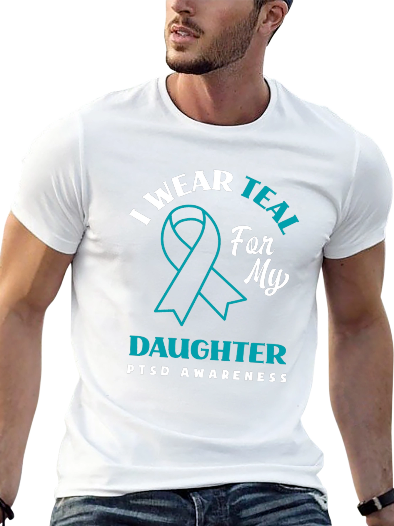 Teal PTSD Awareness Daughter T-Shirt