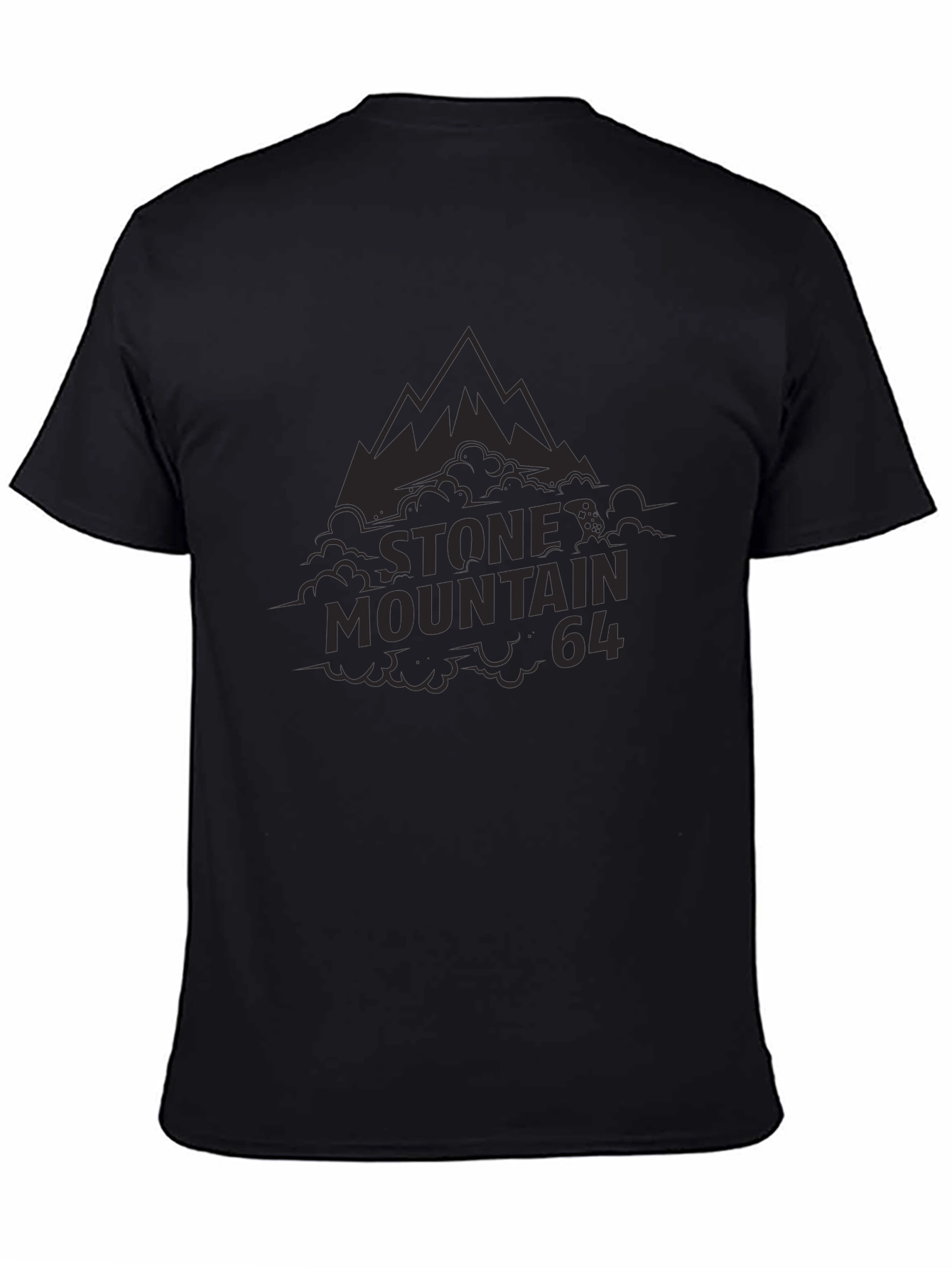 Stone Mountain 64 Black T-Shirt