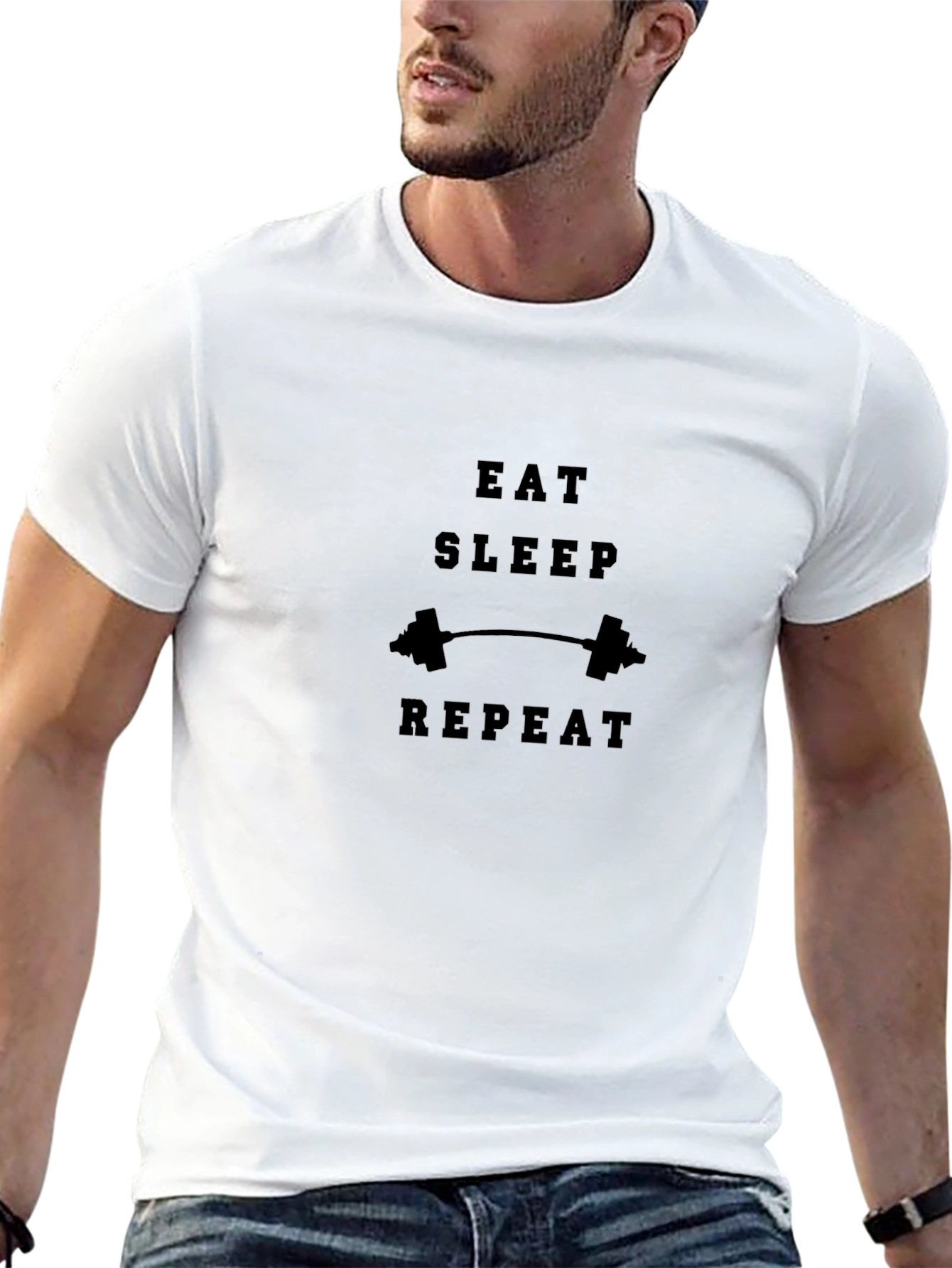 Eat Sleep Repeat Gym T-Shirt