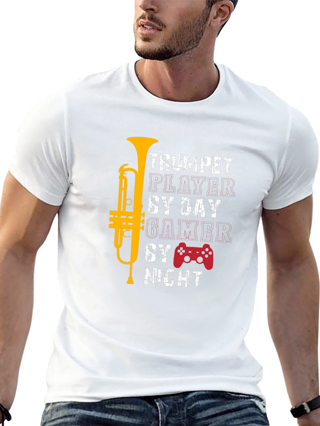 Trumpet Player Gamer T-Shirt