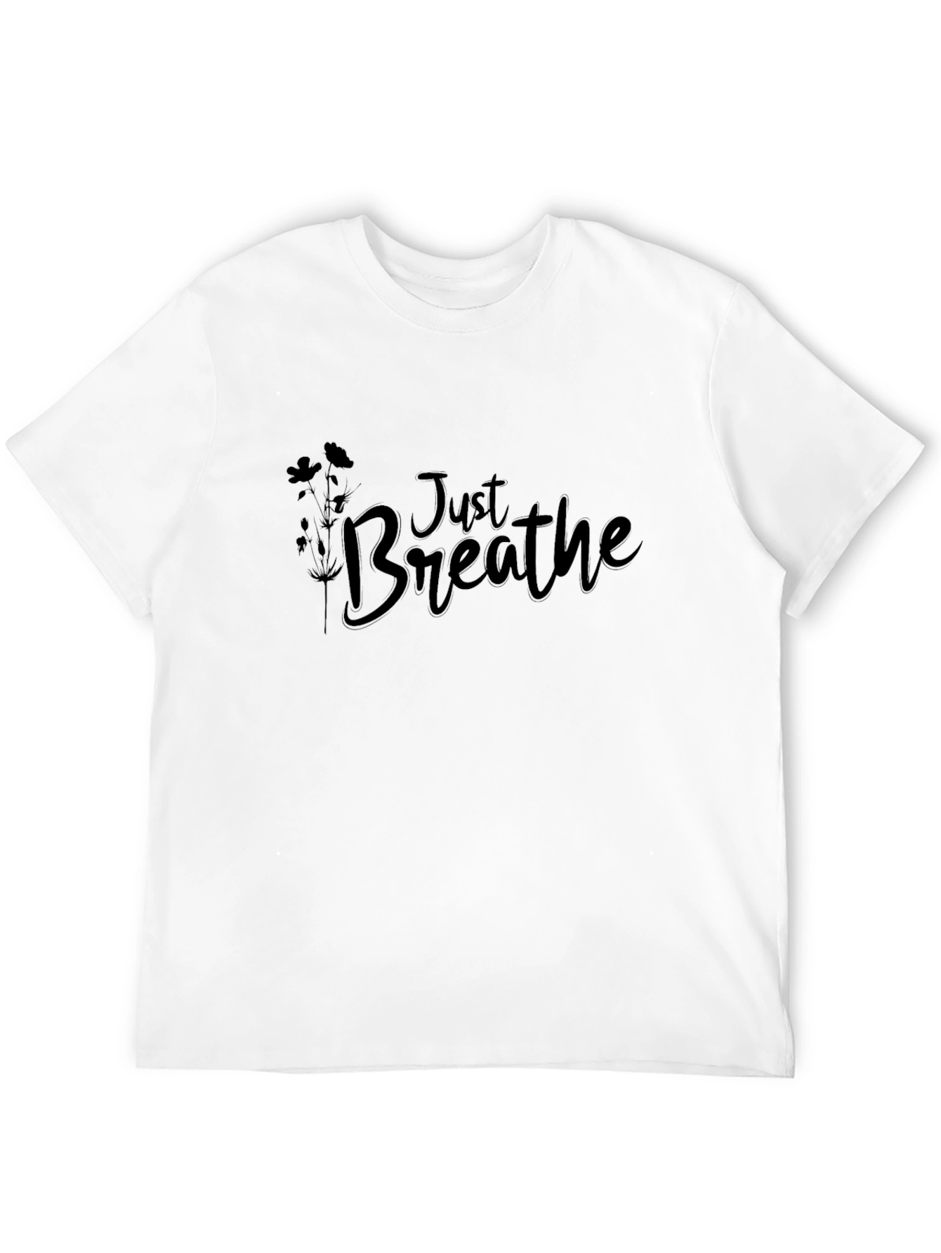 Just Breathe Graphic Tee - Relaxed Fit