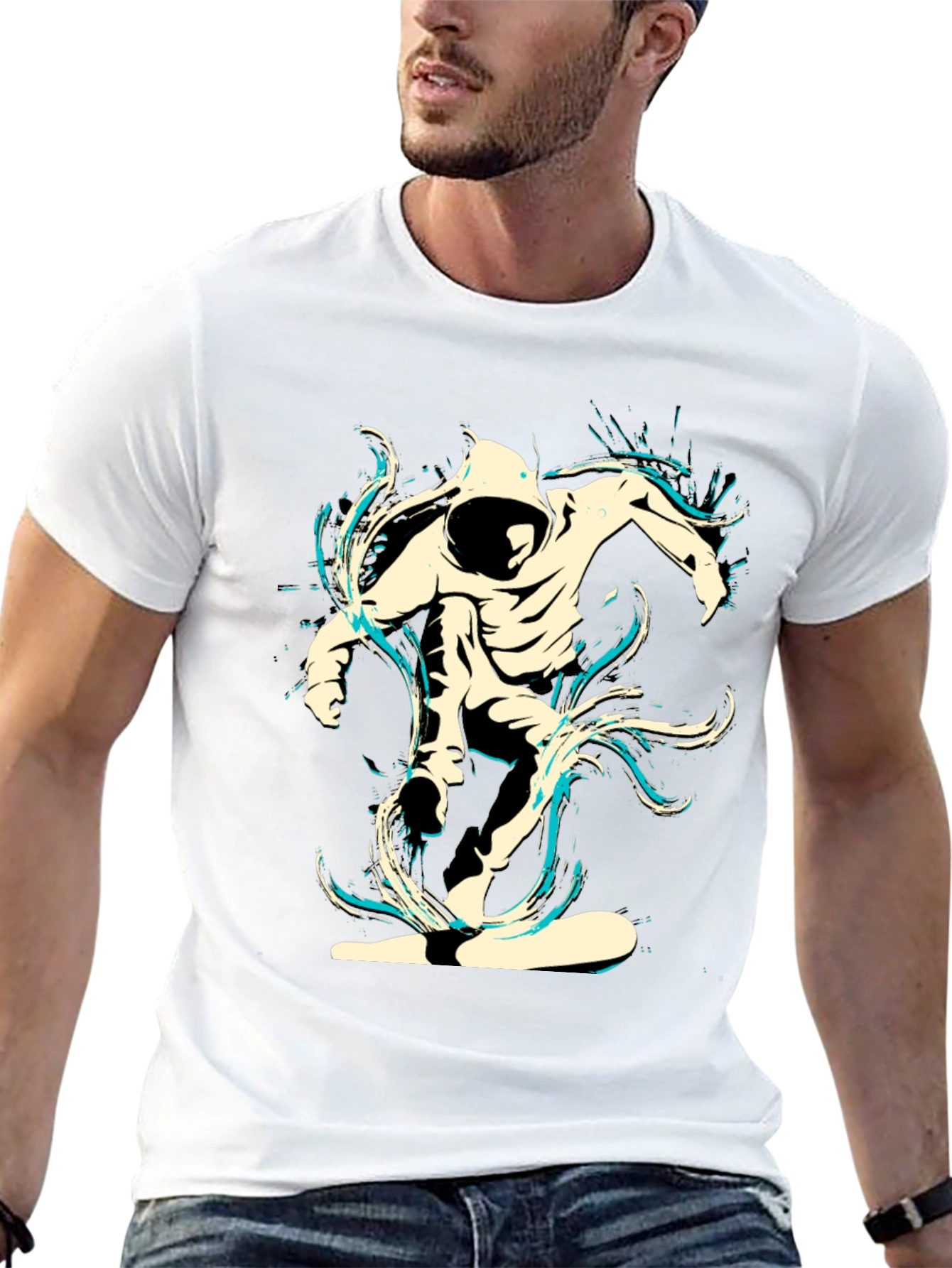 Urban Rider Graphic Tee - Black