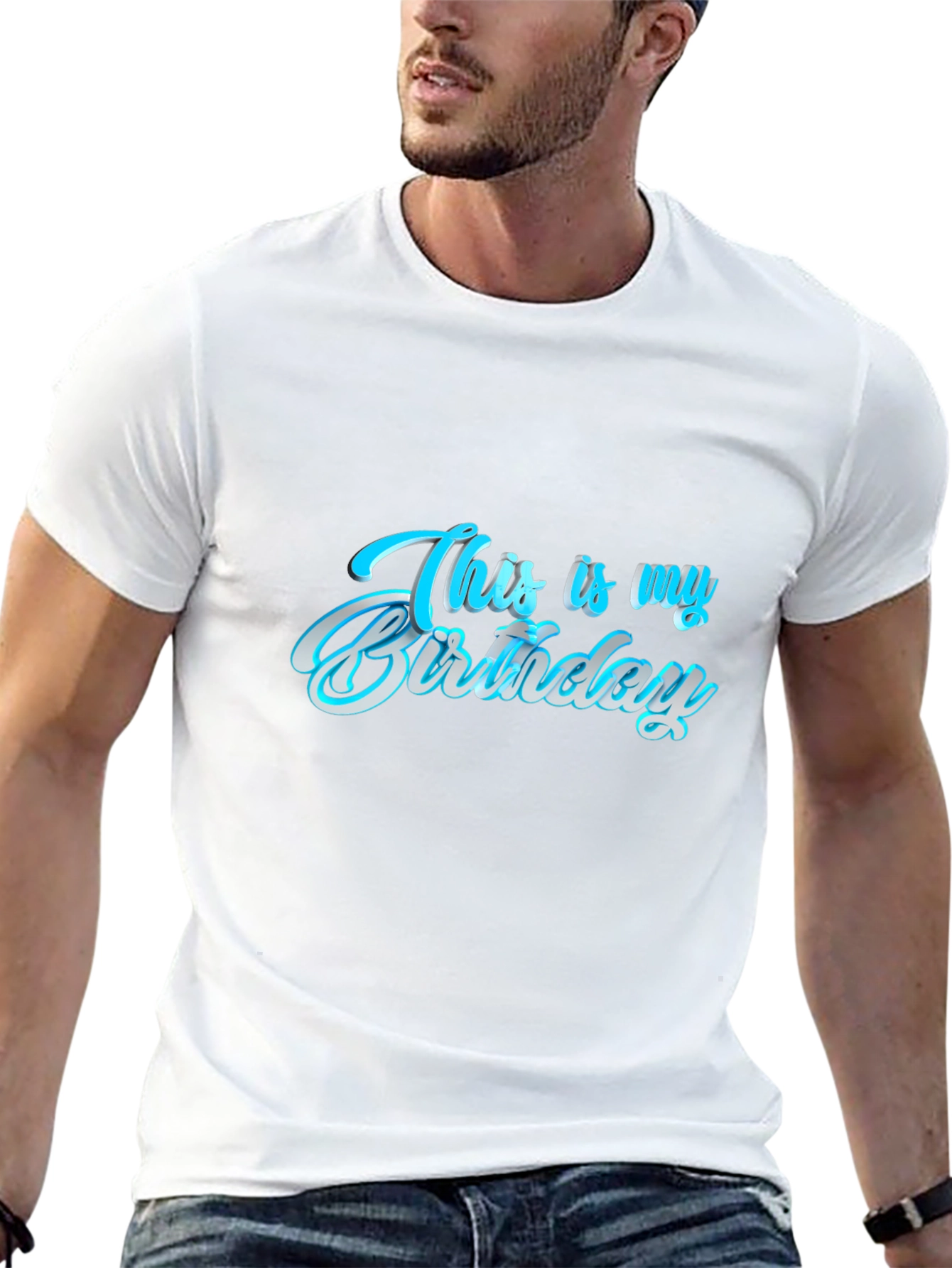 This is My Birthday Graphic Tee - Black