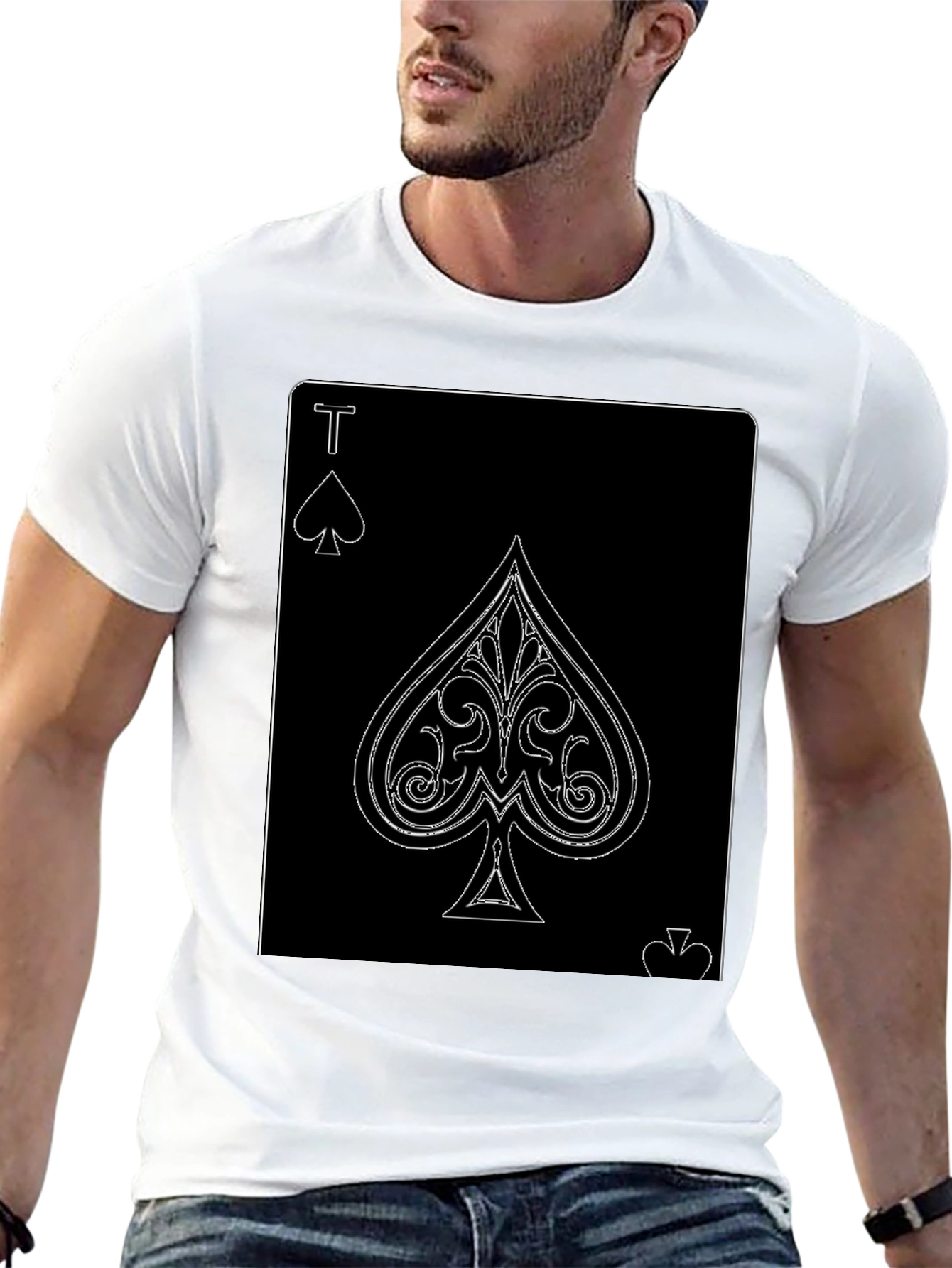 Ace of Spades Graphic Tee - Black