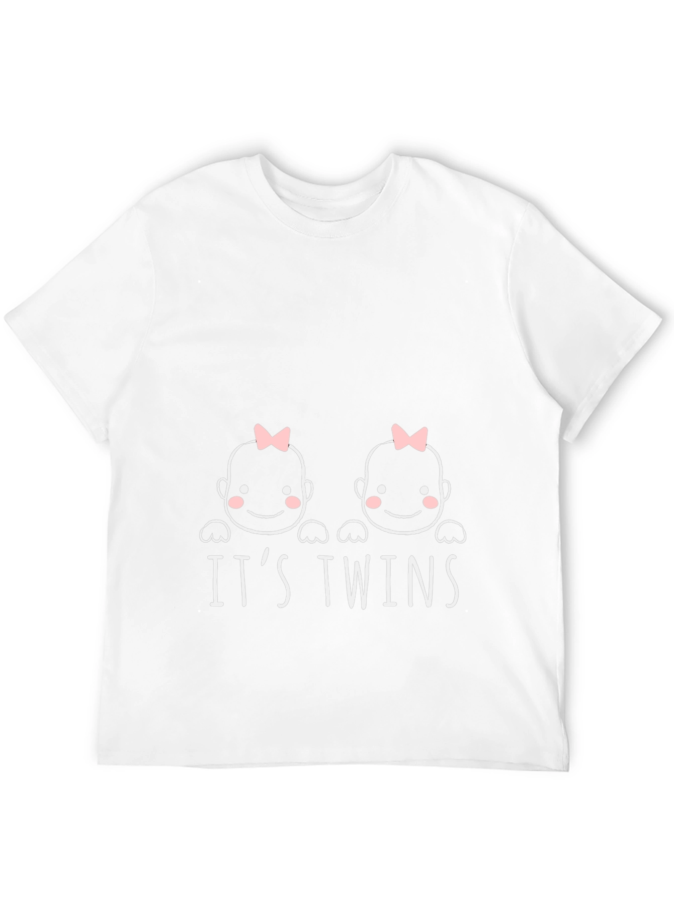 Its Twins Graphic Tee - Black Unisex T-Shirt