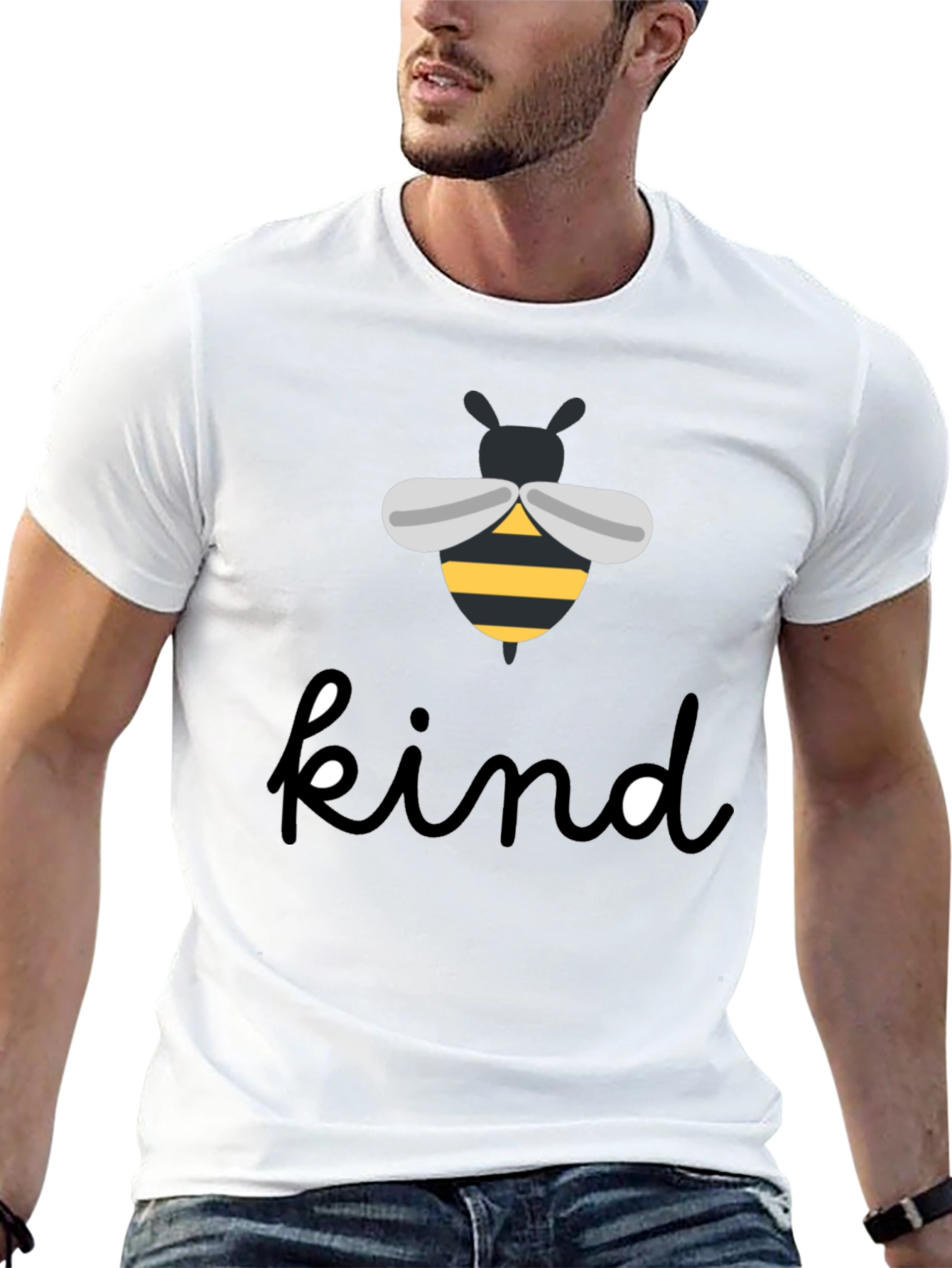 Bee Kind Graphic T-Shirt - Black