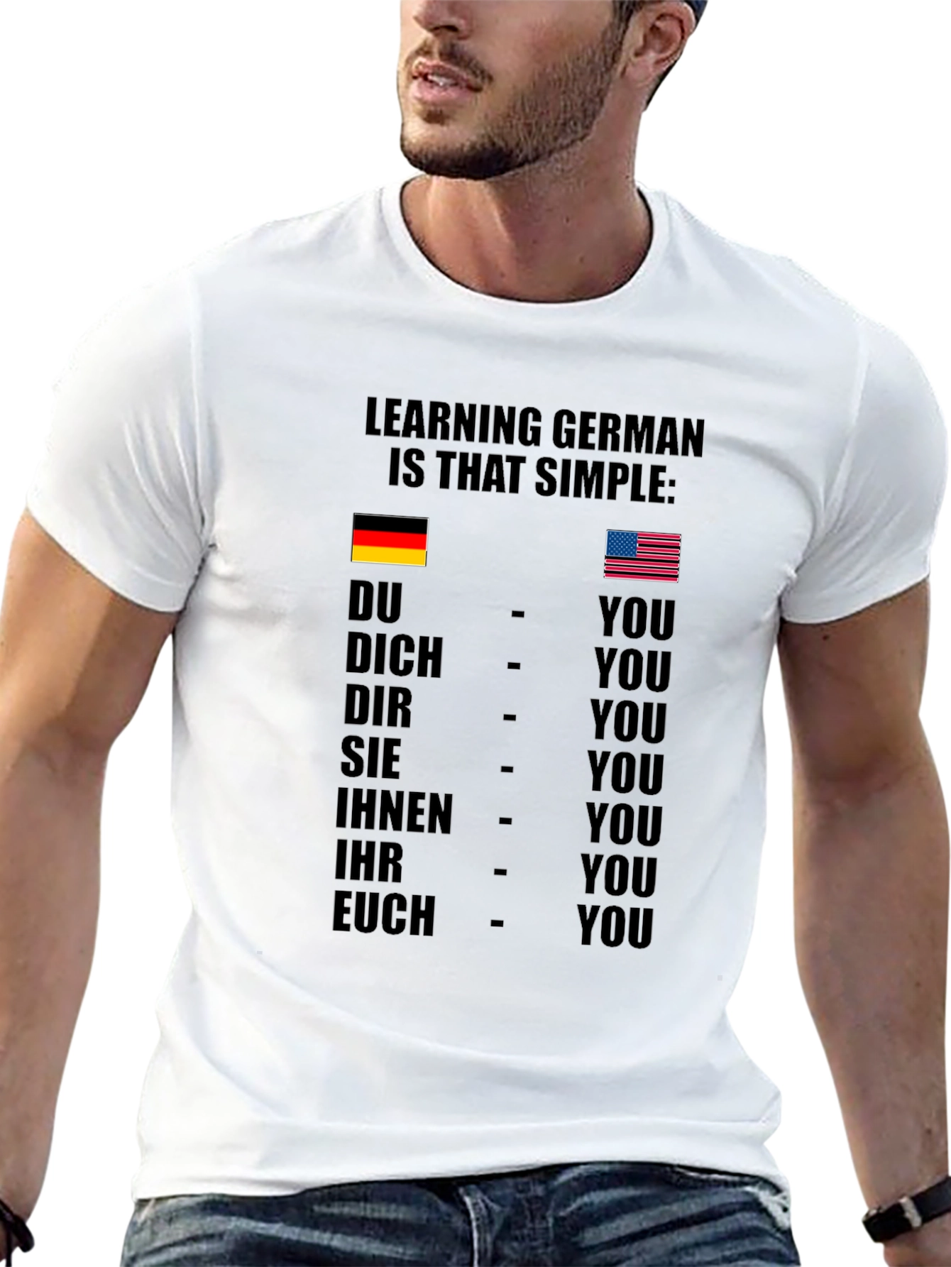 Funny German Language Learning T-Shirt
