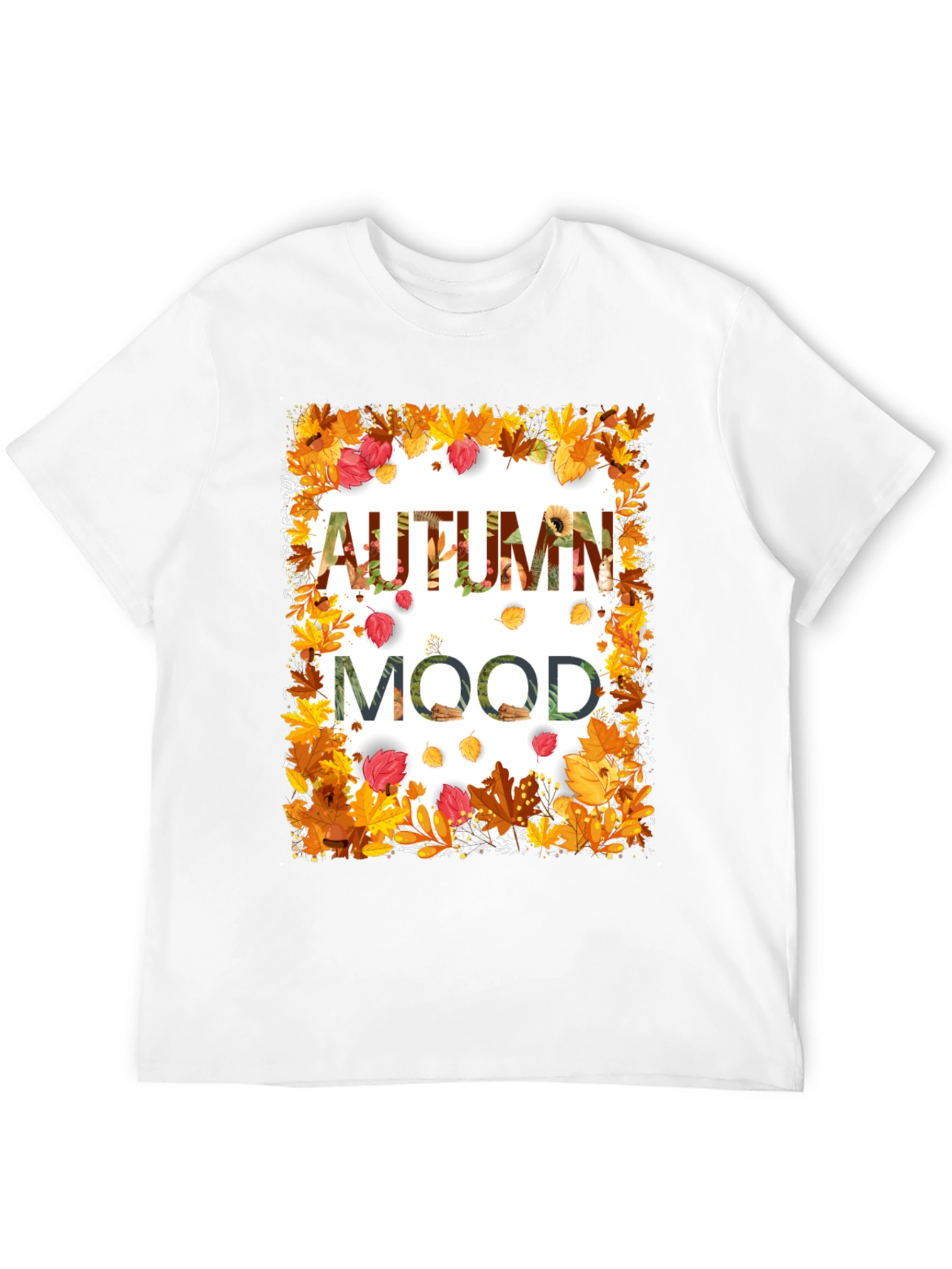 Autumn Mood Graphic Tee - Fall Fashion