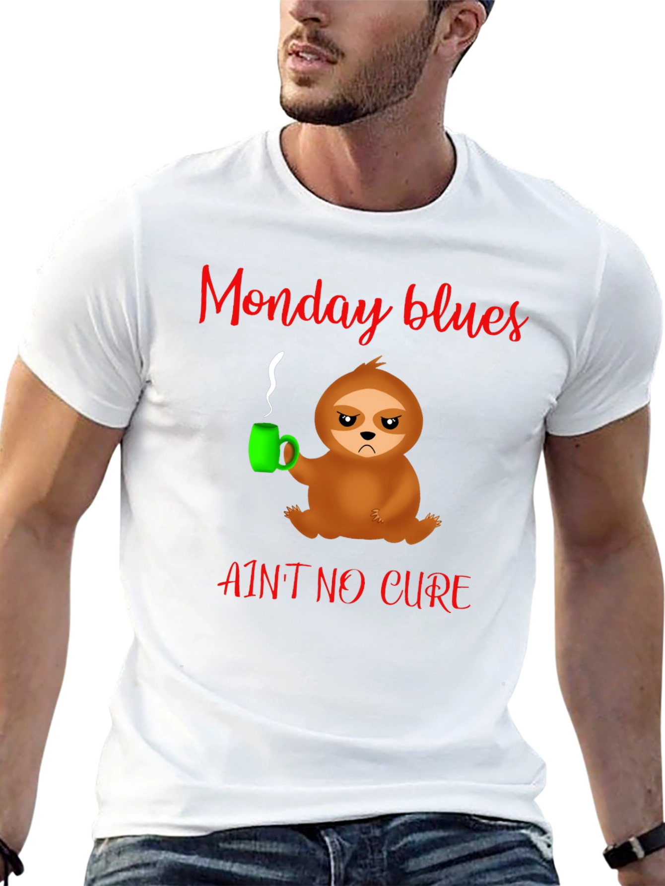Monday Blues Sloth T-Shirt