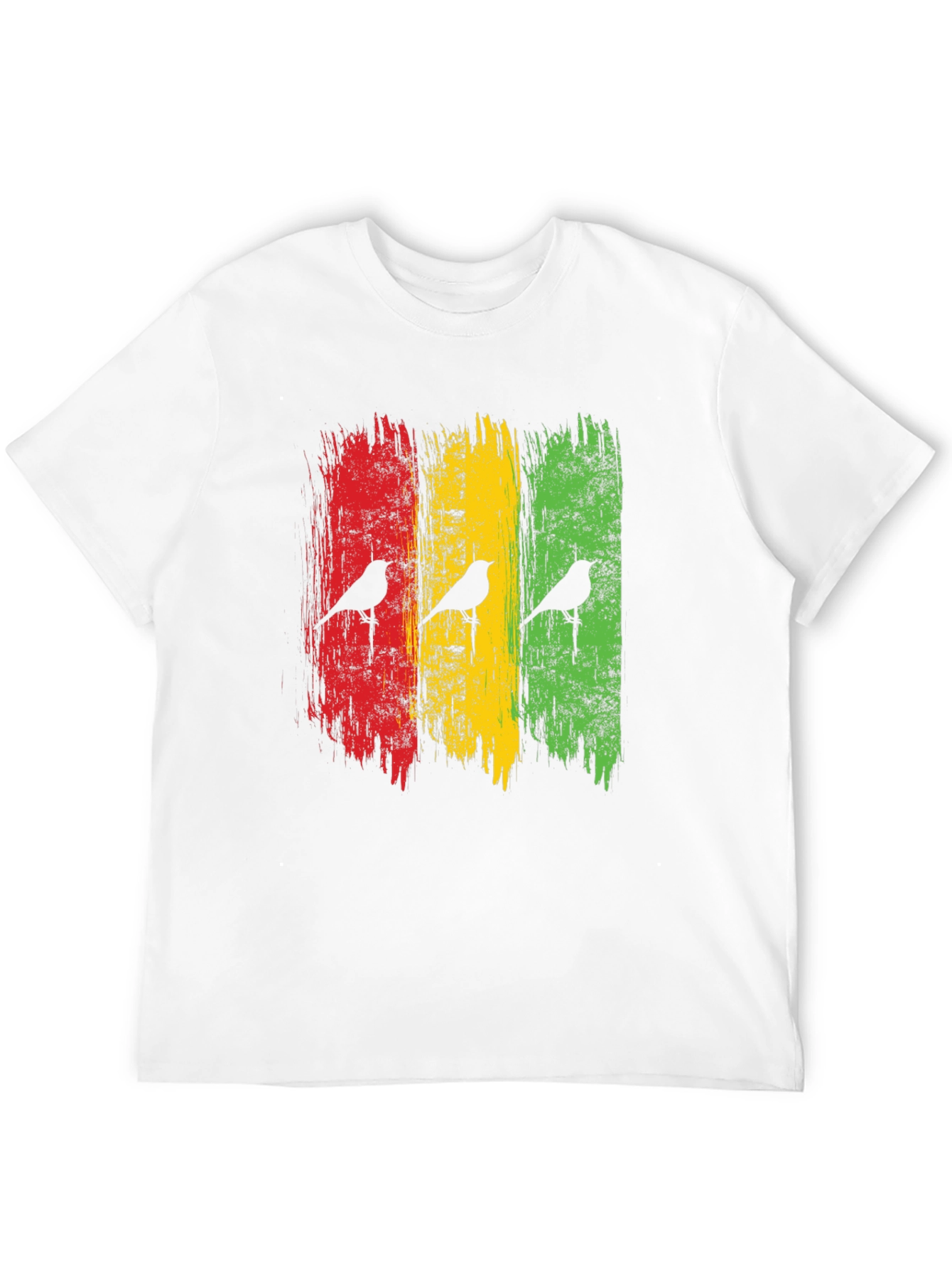 Rasta Birds Graphic Tee - Reggae Inspired Style