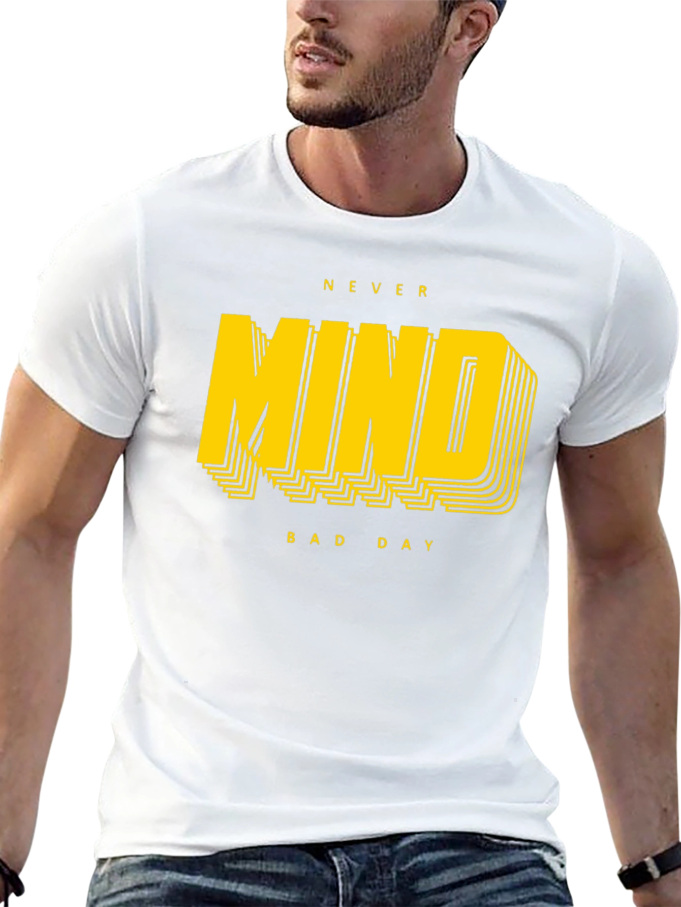 Never Mind Bad Day Graphic T-Shirt