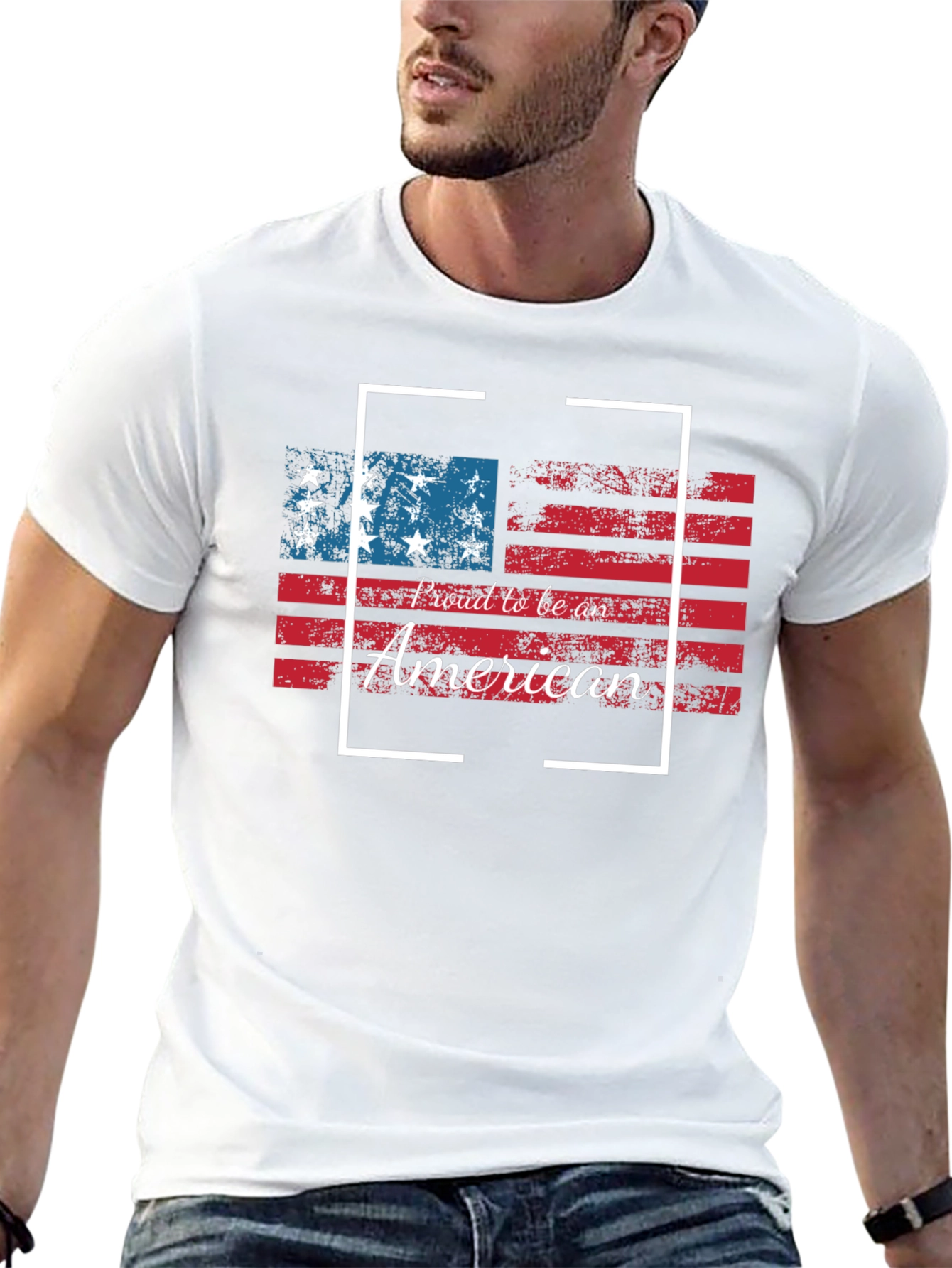 American Pride T-Shirt - Patriotic Design