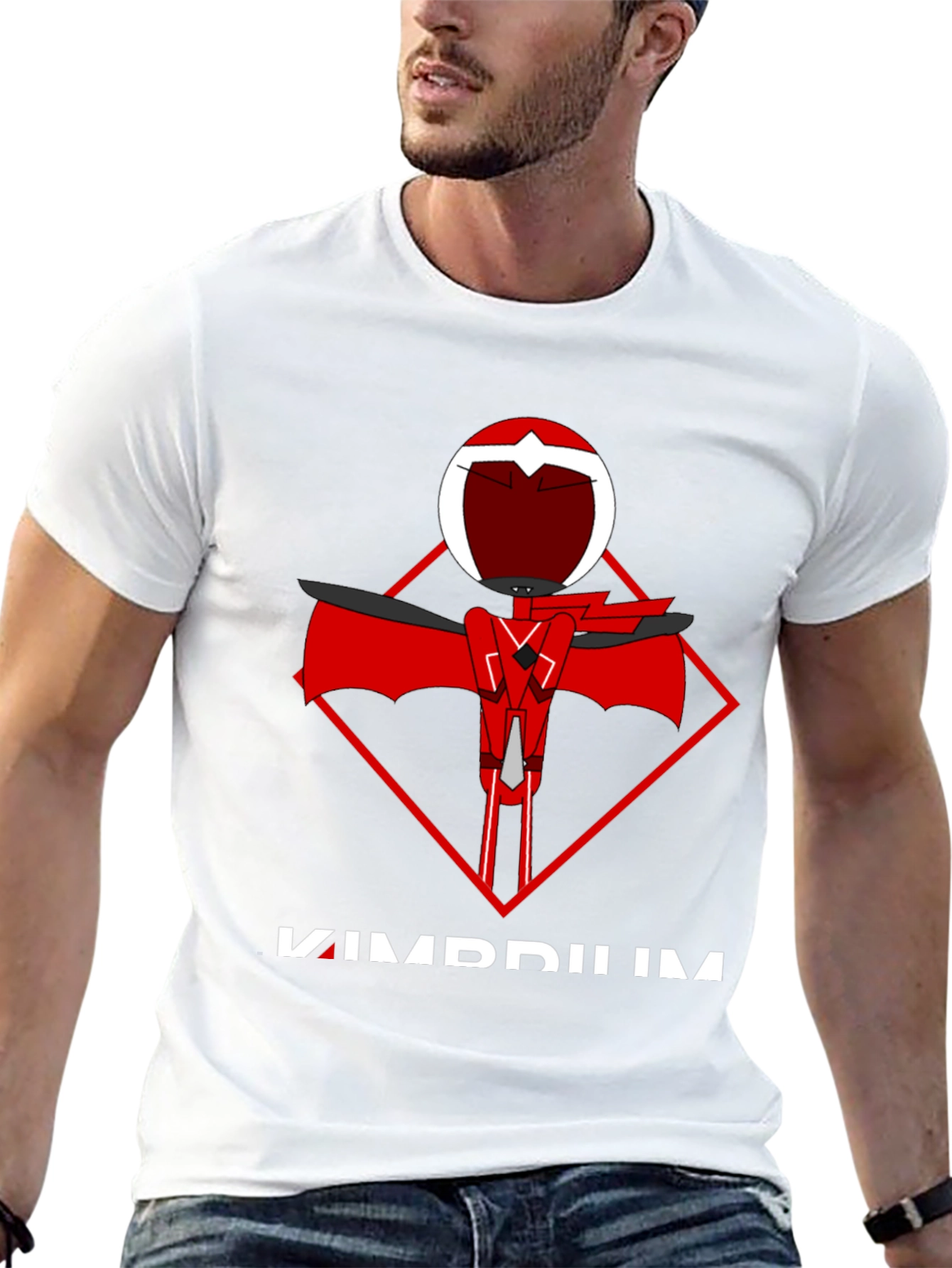 Kimbrium Robot Design Black T-Shirt